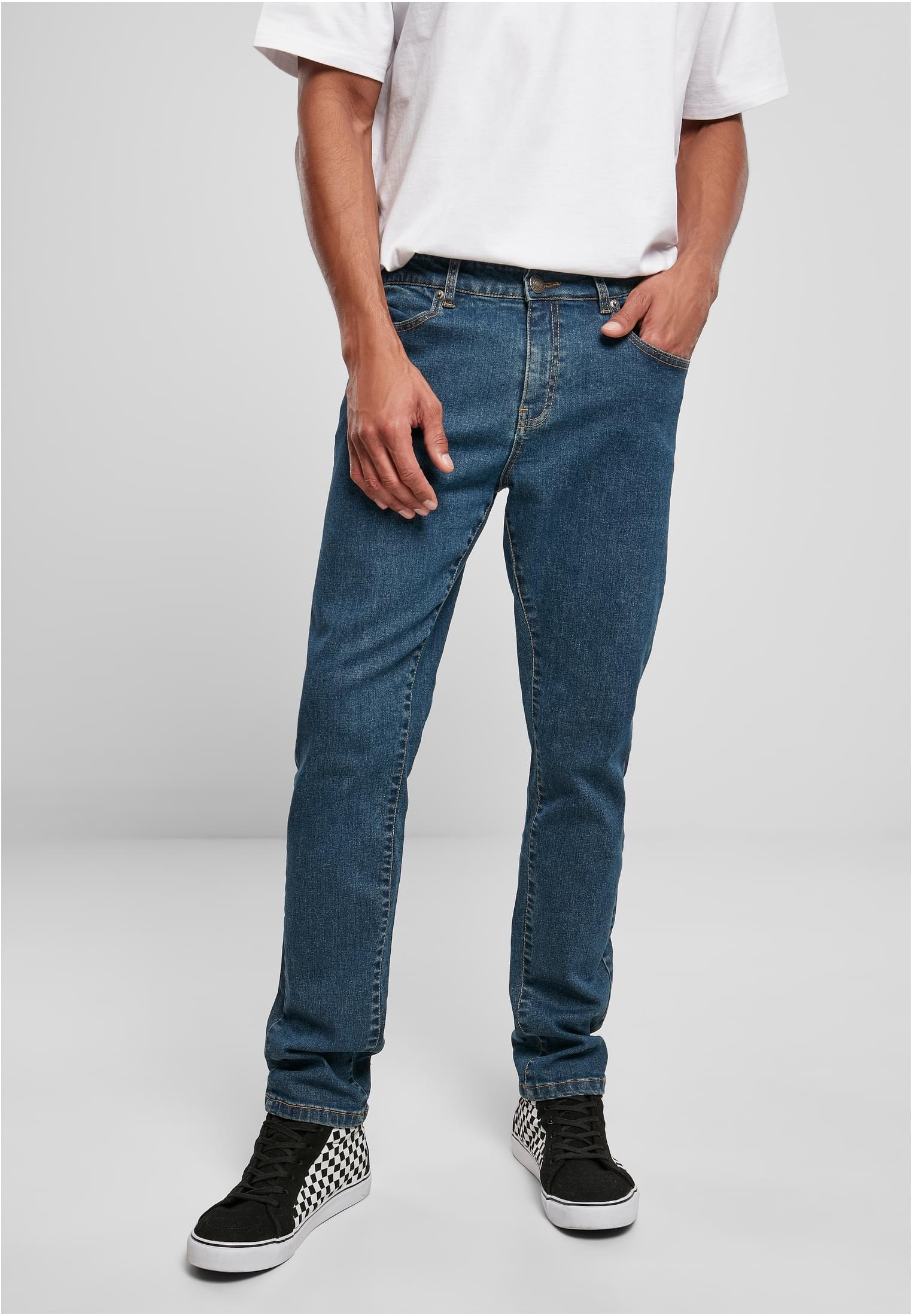 Slim Fit Jeans | mid indigo washed