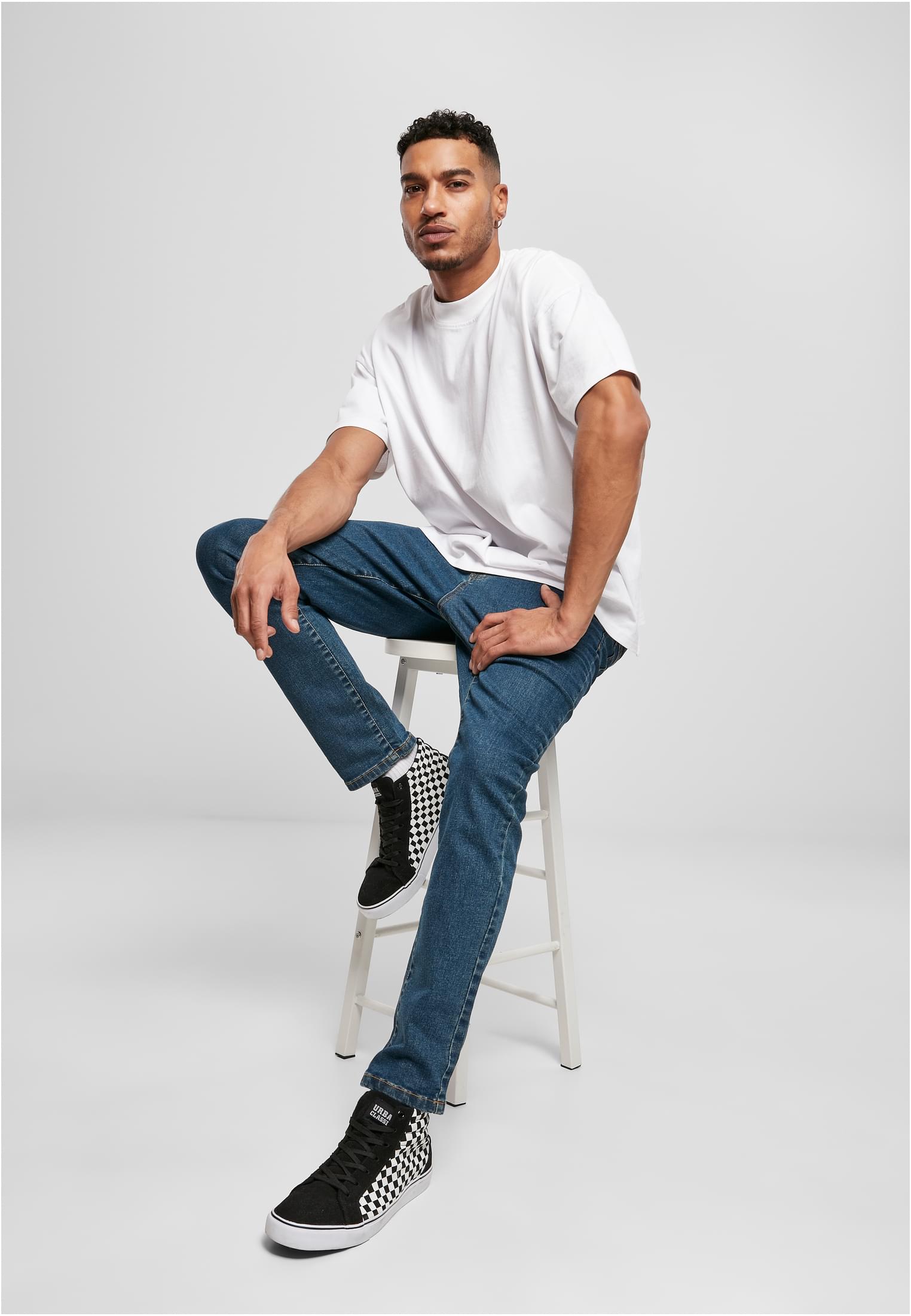 Slim Fit Jeans | mid indigo washed