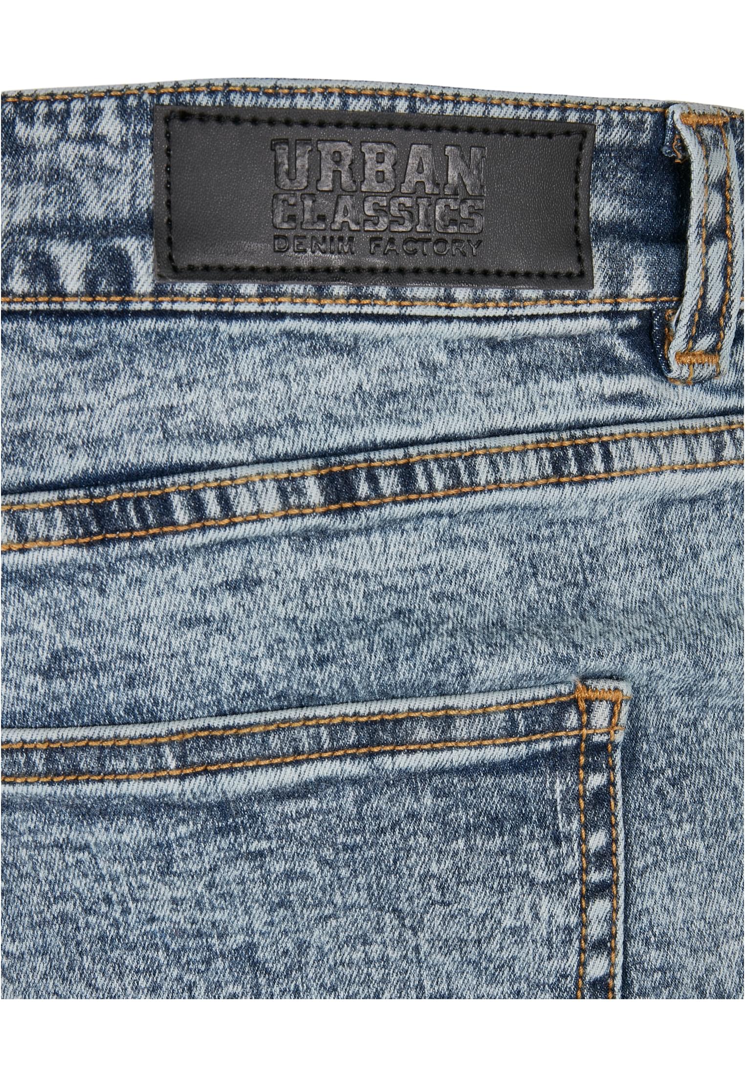 Slim Fit Jeans | light skyblue acid washed