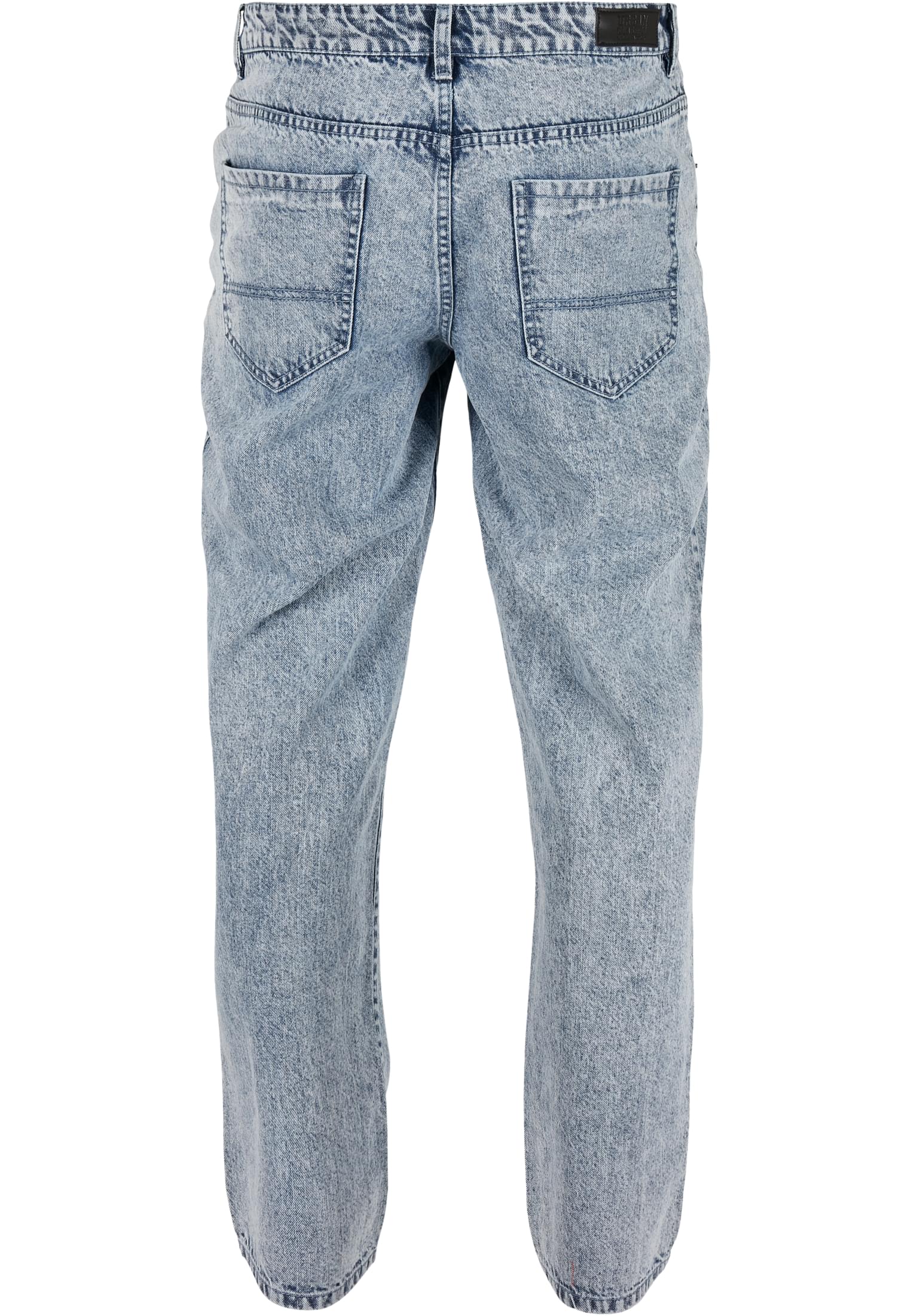 Loose Fit Jeans | light skyblue acid washed