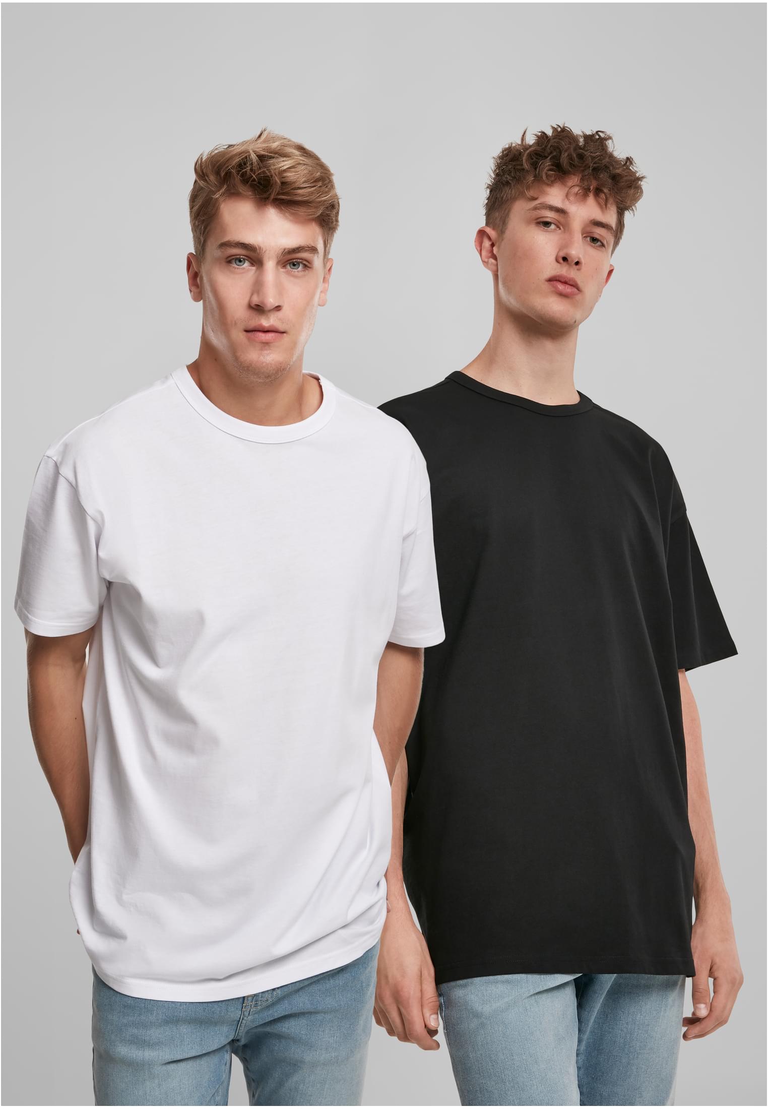 Organic Basic Tee 2-Pack | white+black