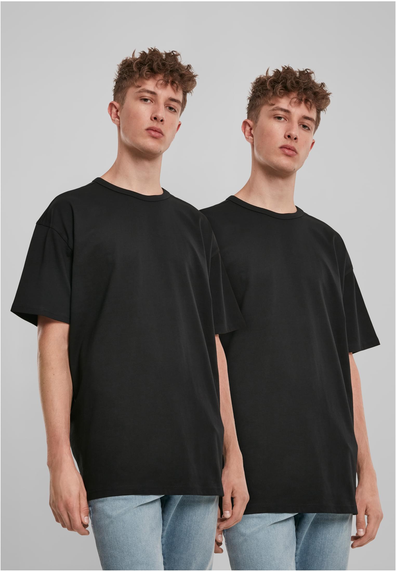 Organic Basic Tee 2-Pack | black+black