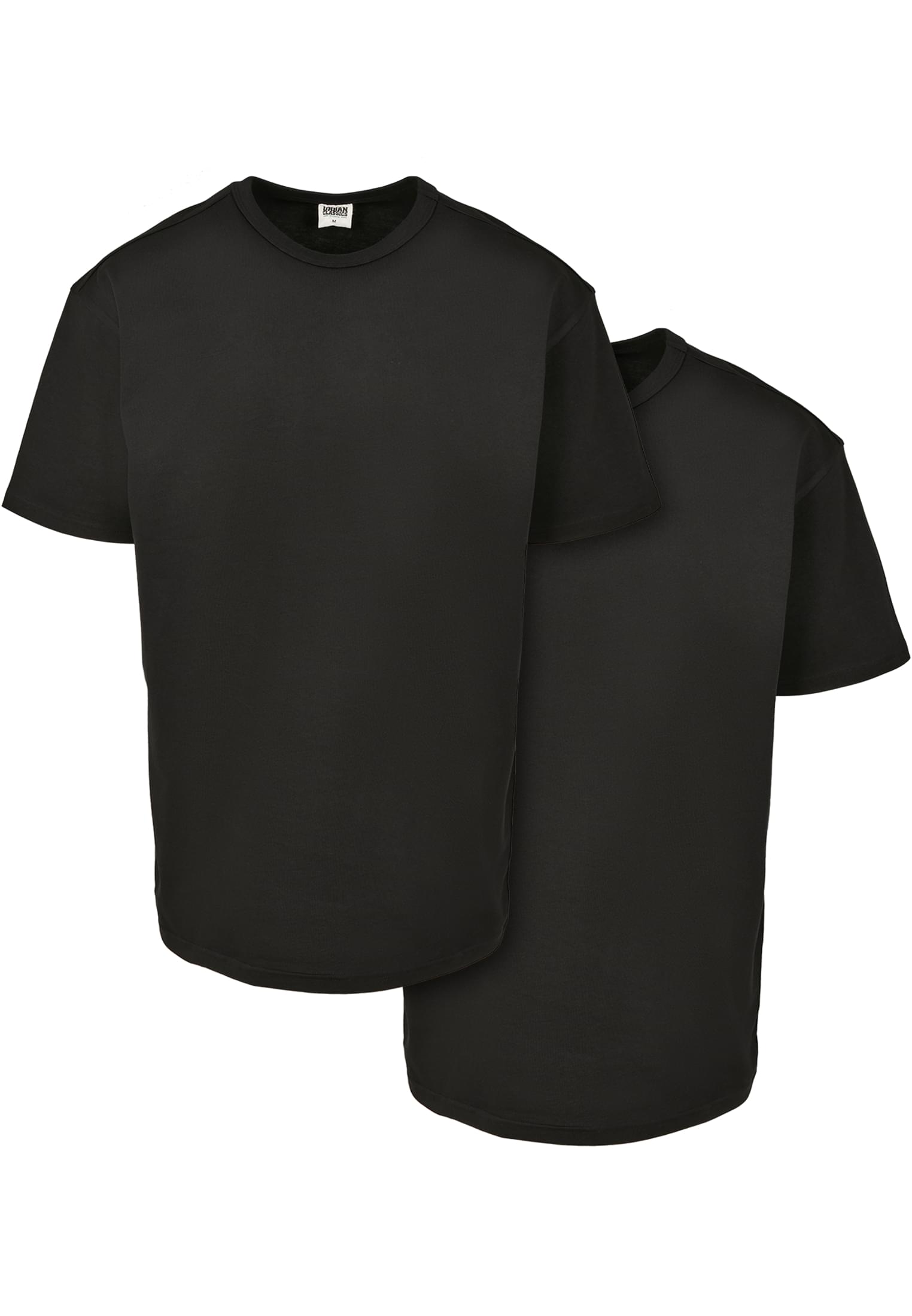 Organic Basic Tee 2-Pack | black+black