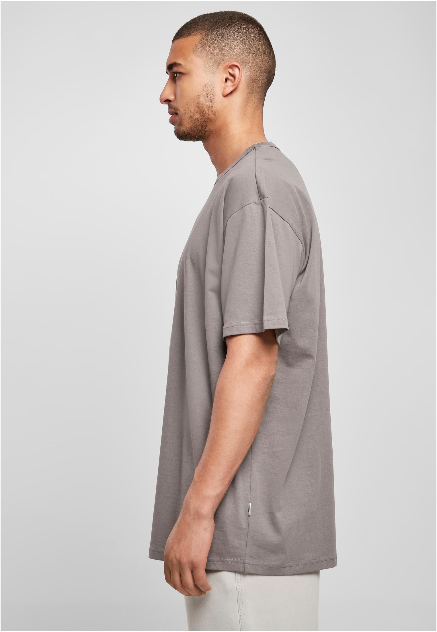 Organic Basic Tee | asphalt