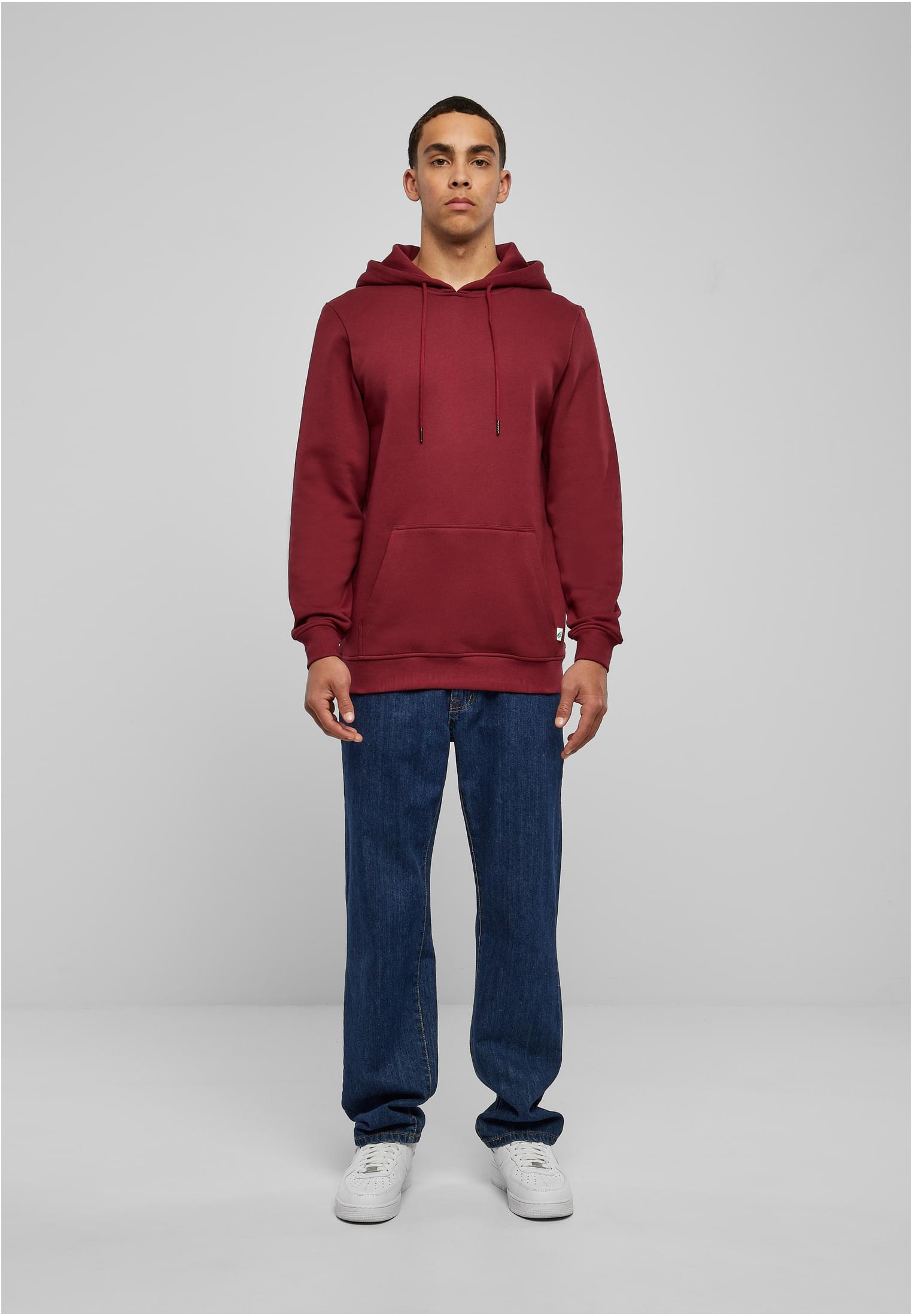 Organic Basic Hoody | burgundy