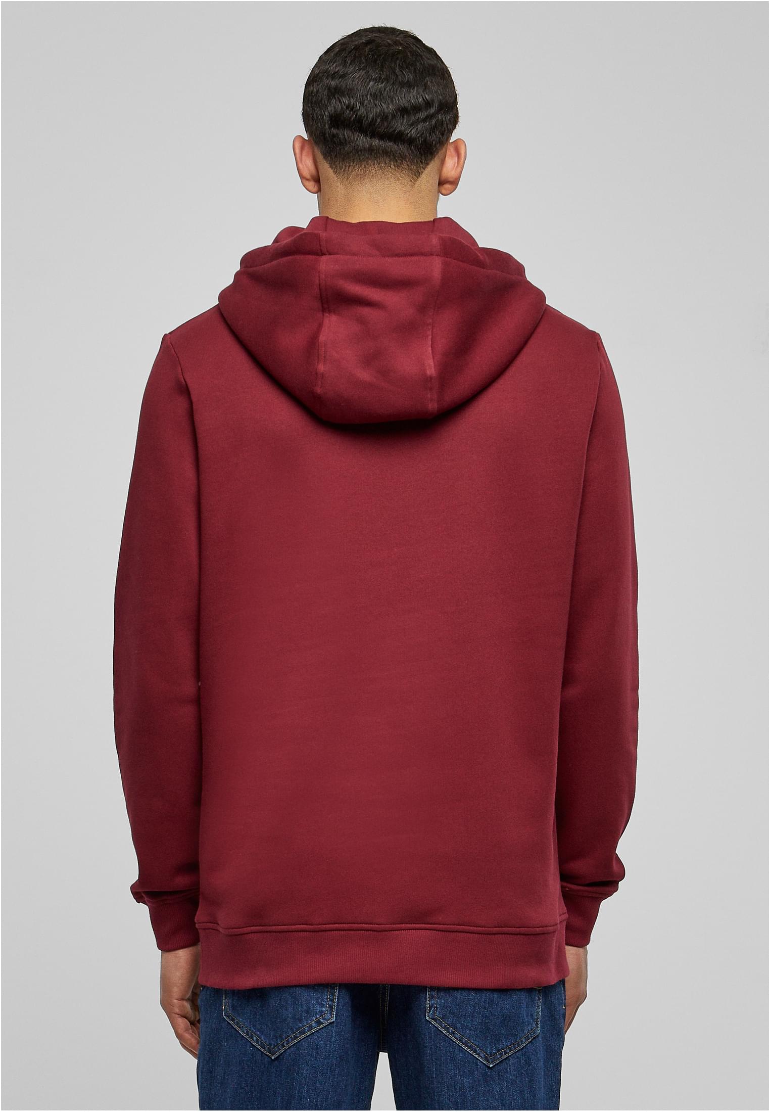 Organic Basic Hoody | burgundy