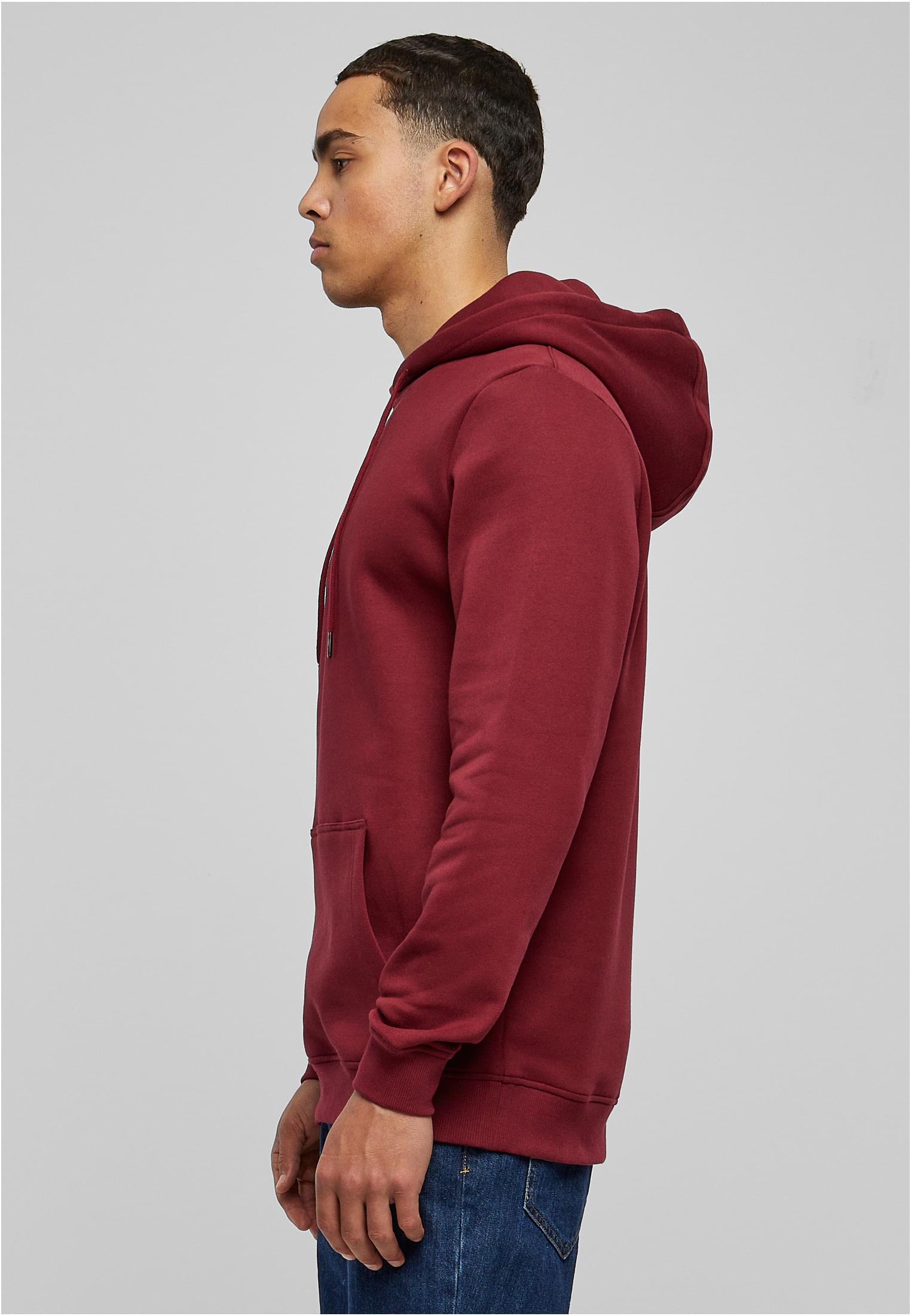 Organic Basic Hoody | burgundy