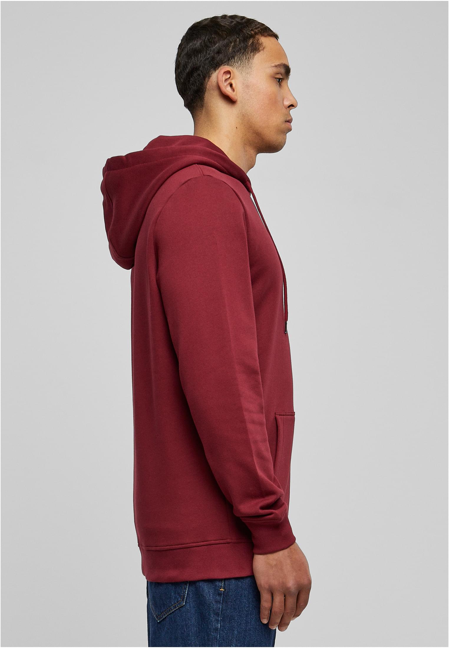 Organic Basic Hoody | burgundy