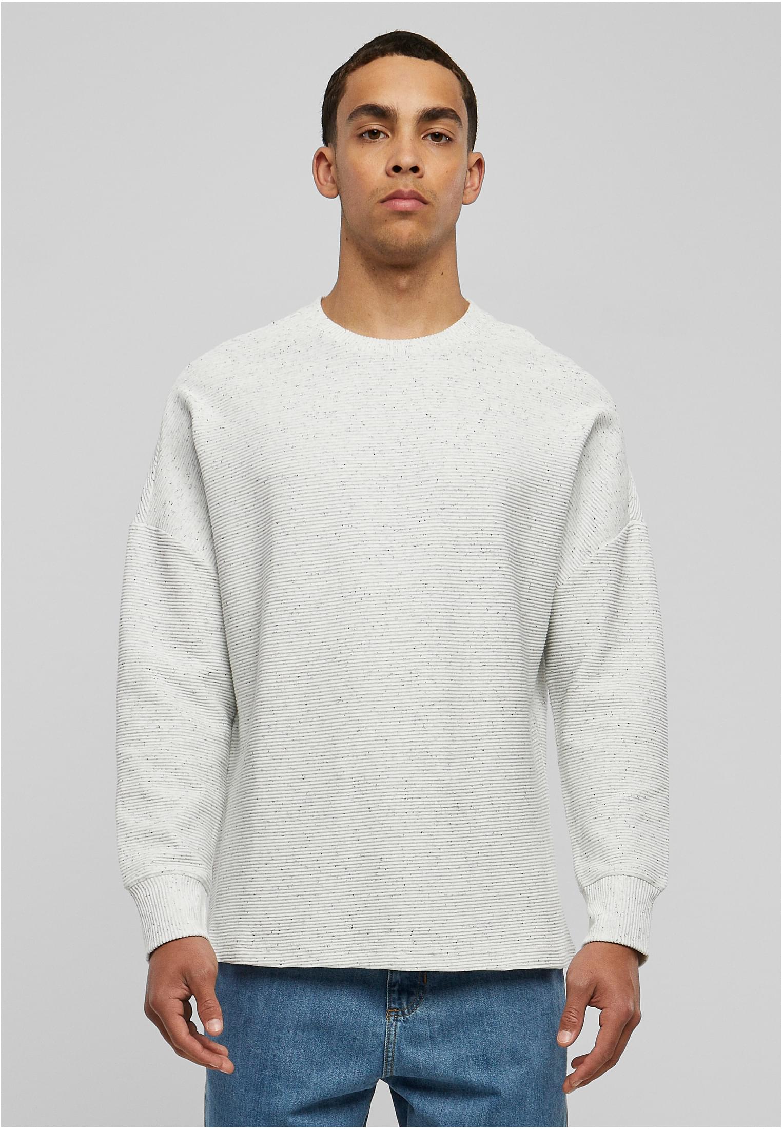 Cut On Sleeve Naps Interlock Crew | lightgrey