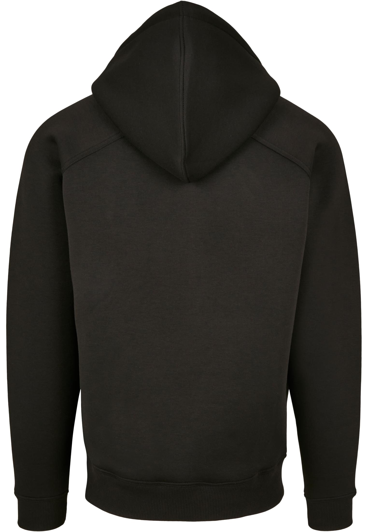 Raglan Zip Pocket Hoody | black