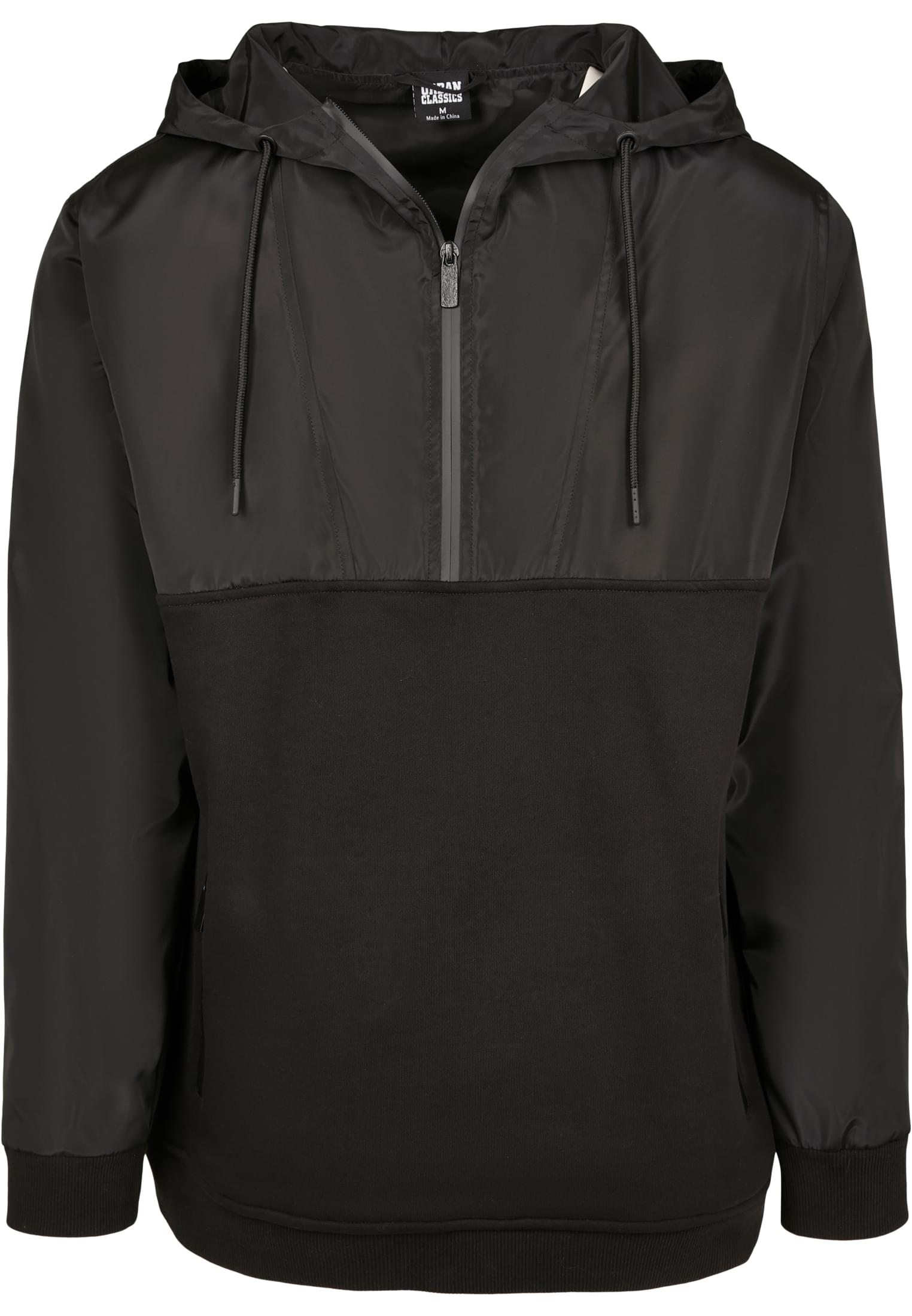 Military Half Zip Hoody | black