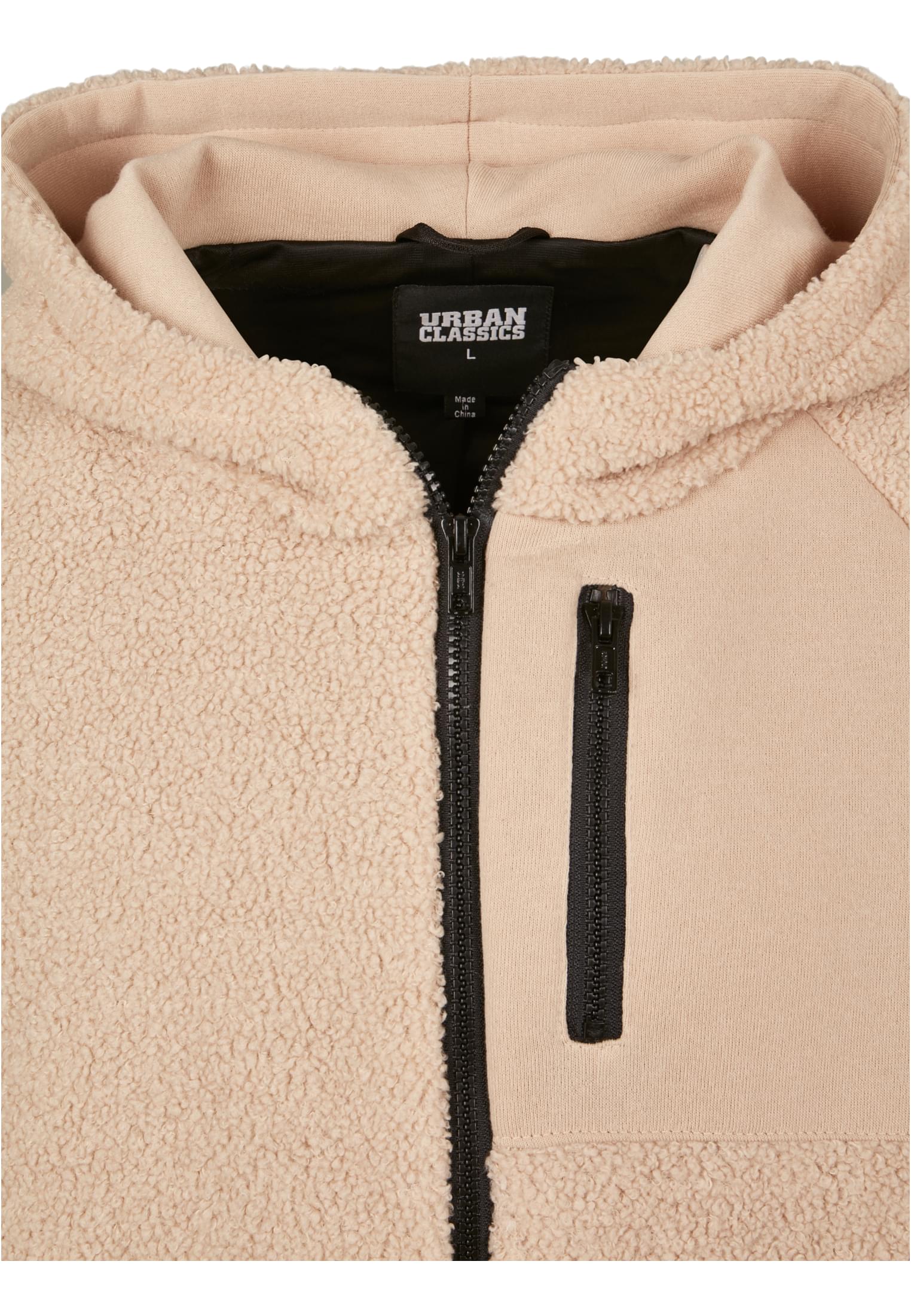 Hooded Sherpa Zip Jacket | darksand