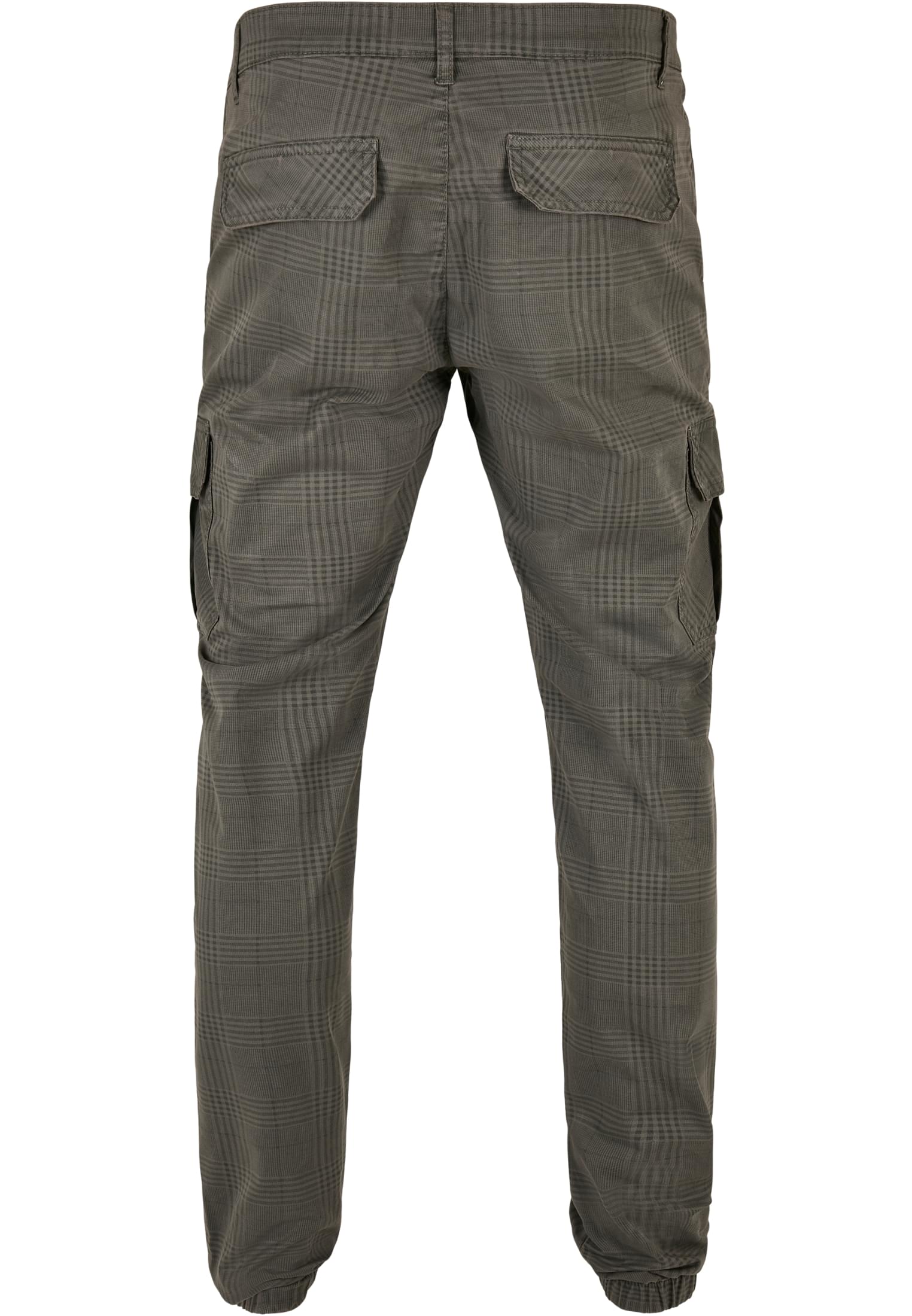 AOP Glencheck Cargo Jog Pants | darkgrey