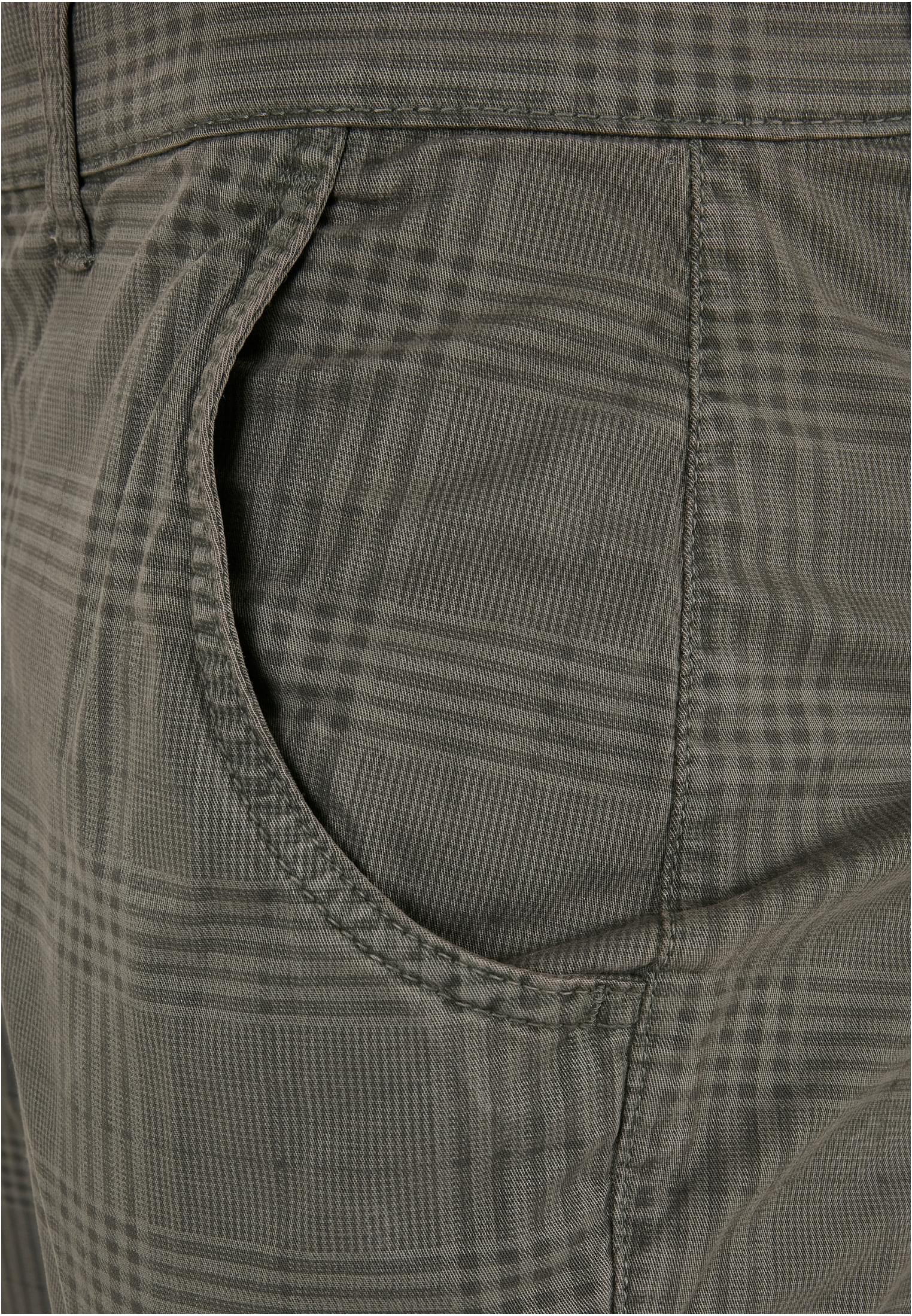 AOP Glencheck Cargo Jog Pants | darkgrey