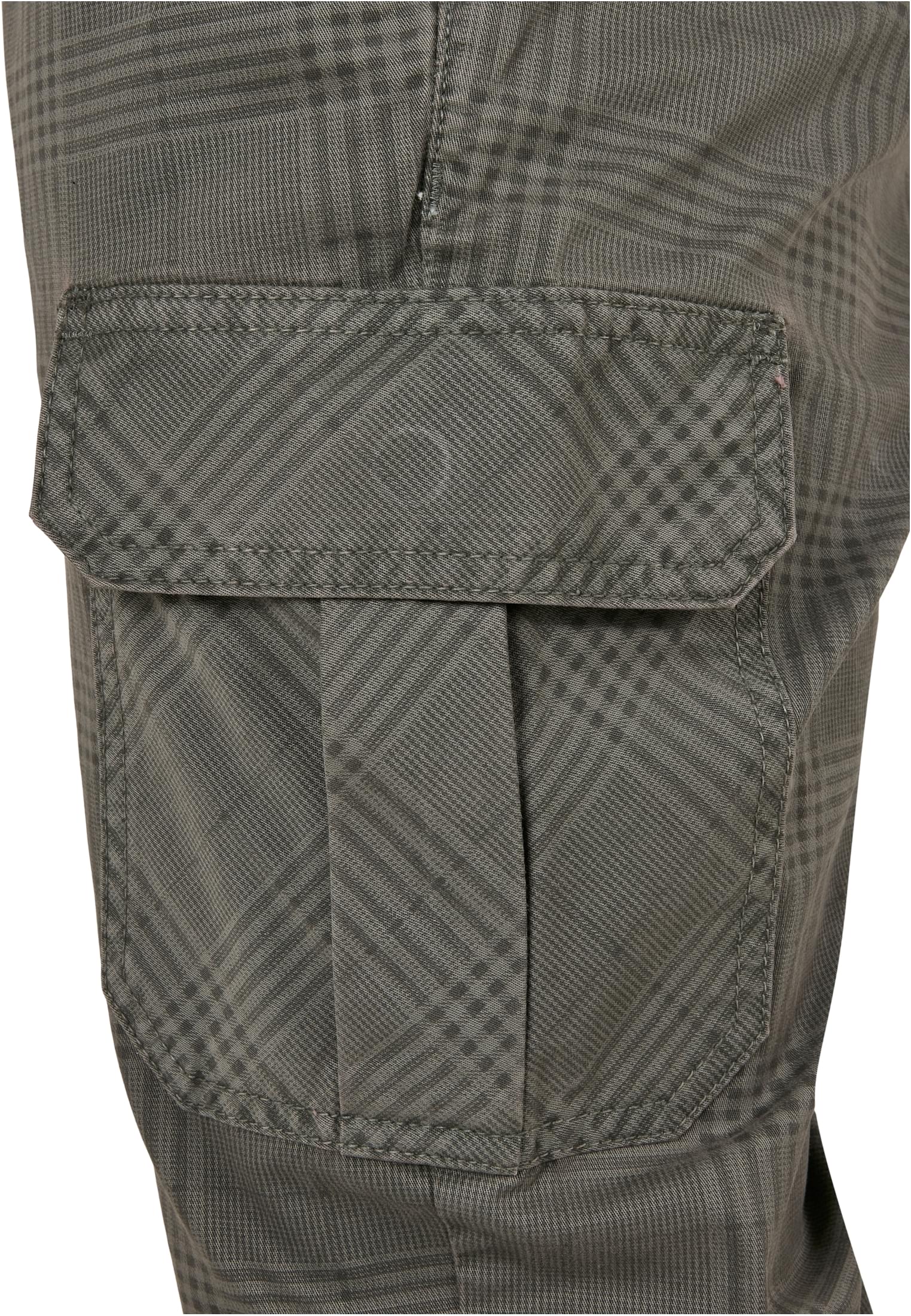 AOP Glencheck Cargo Jog Pants | darkgrey