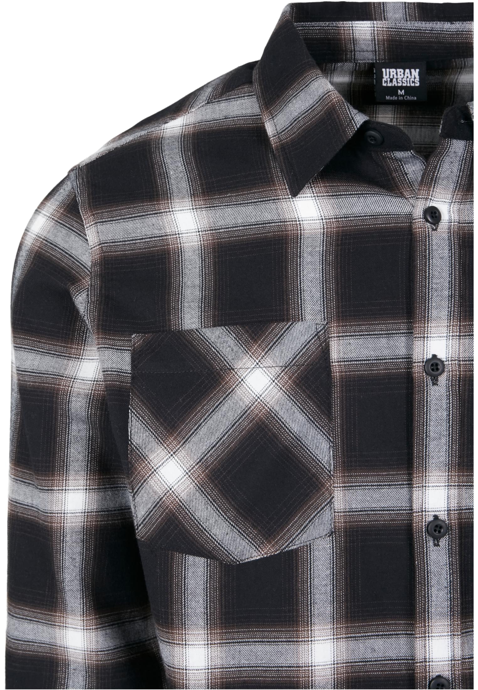 Checked Flanell Shirt 6 | black/white