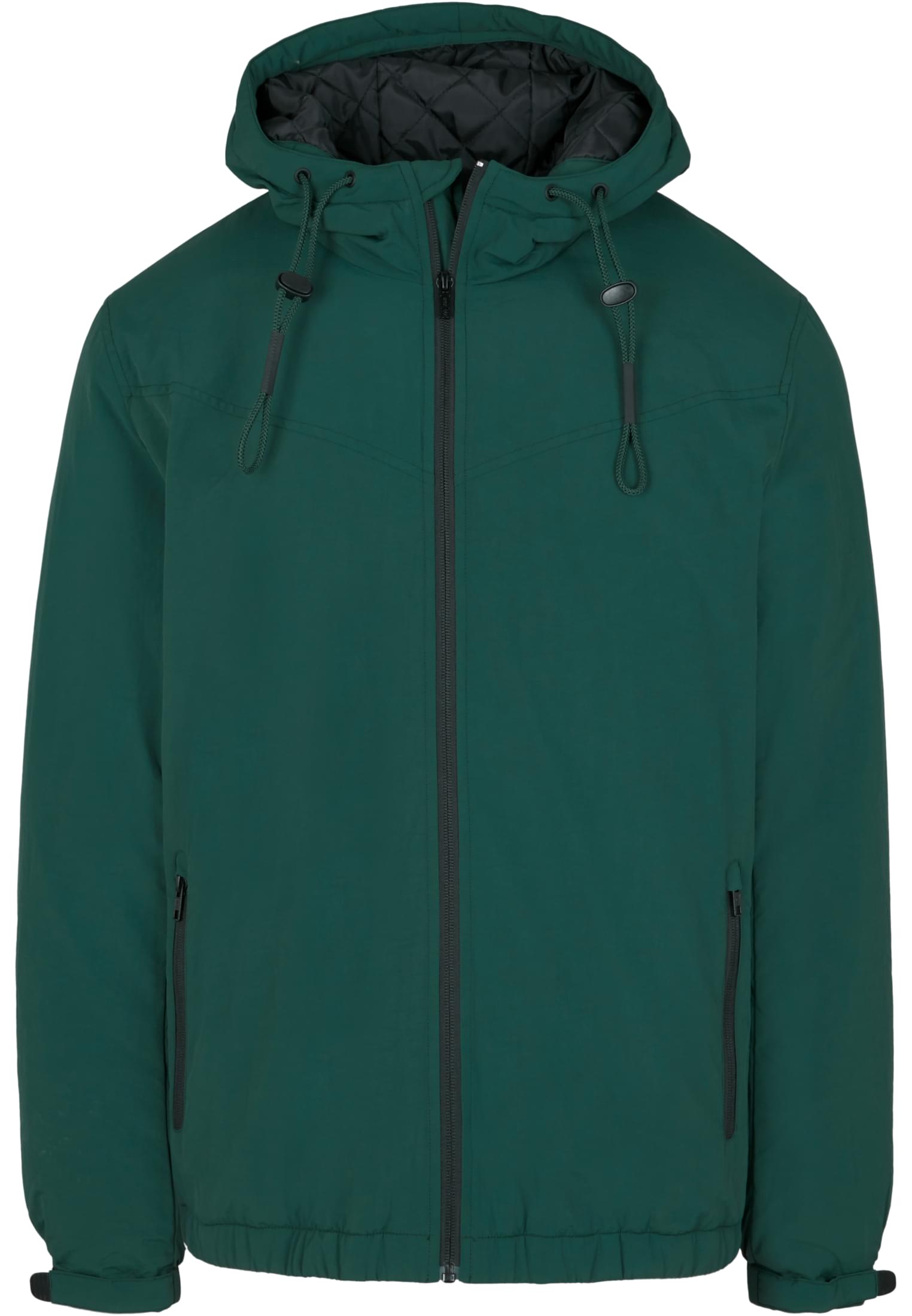 Hooded Easy Jacket | bottlegreen