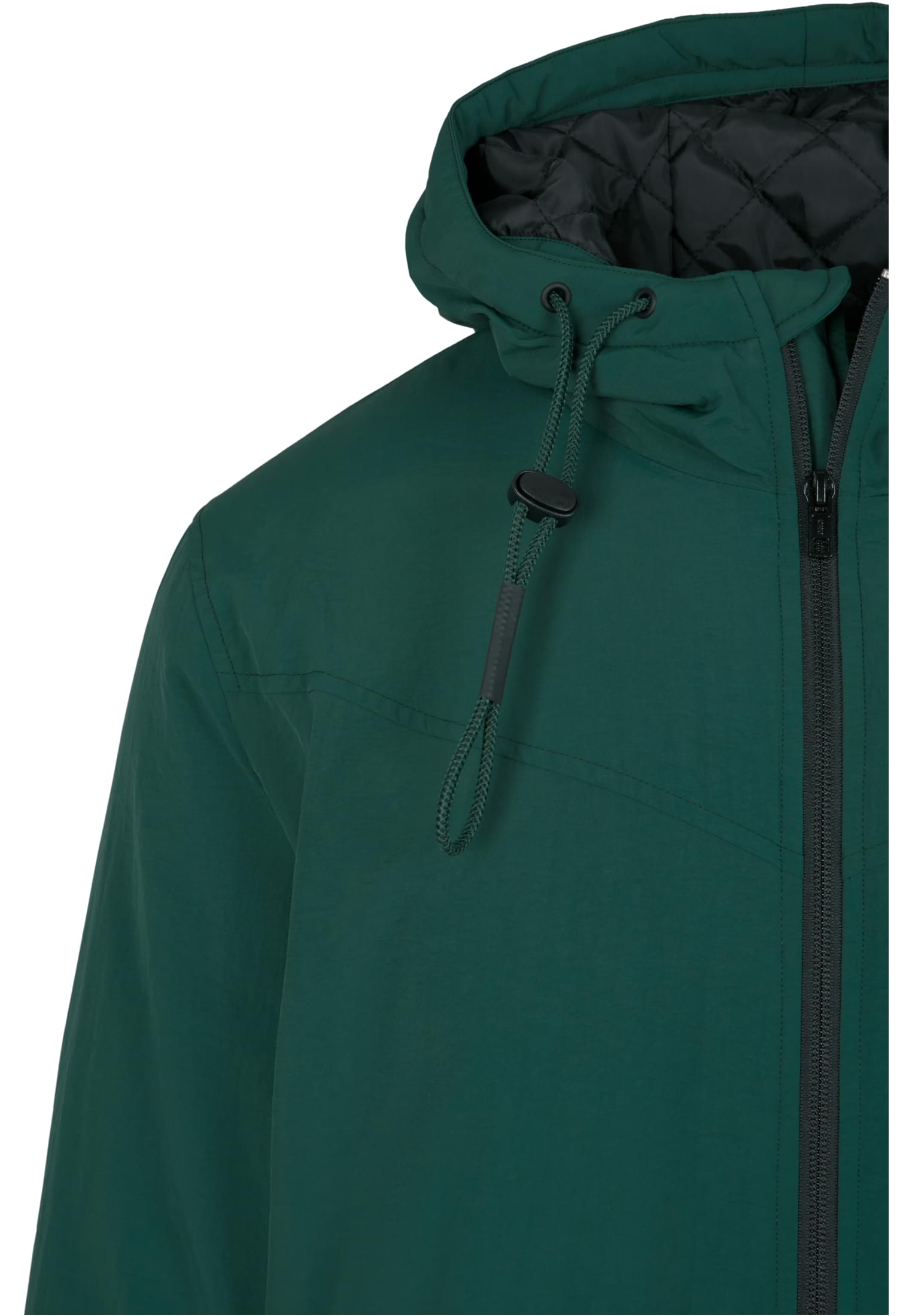 Hooded Easy Jacket | bottlegreen