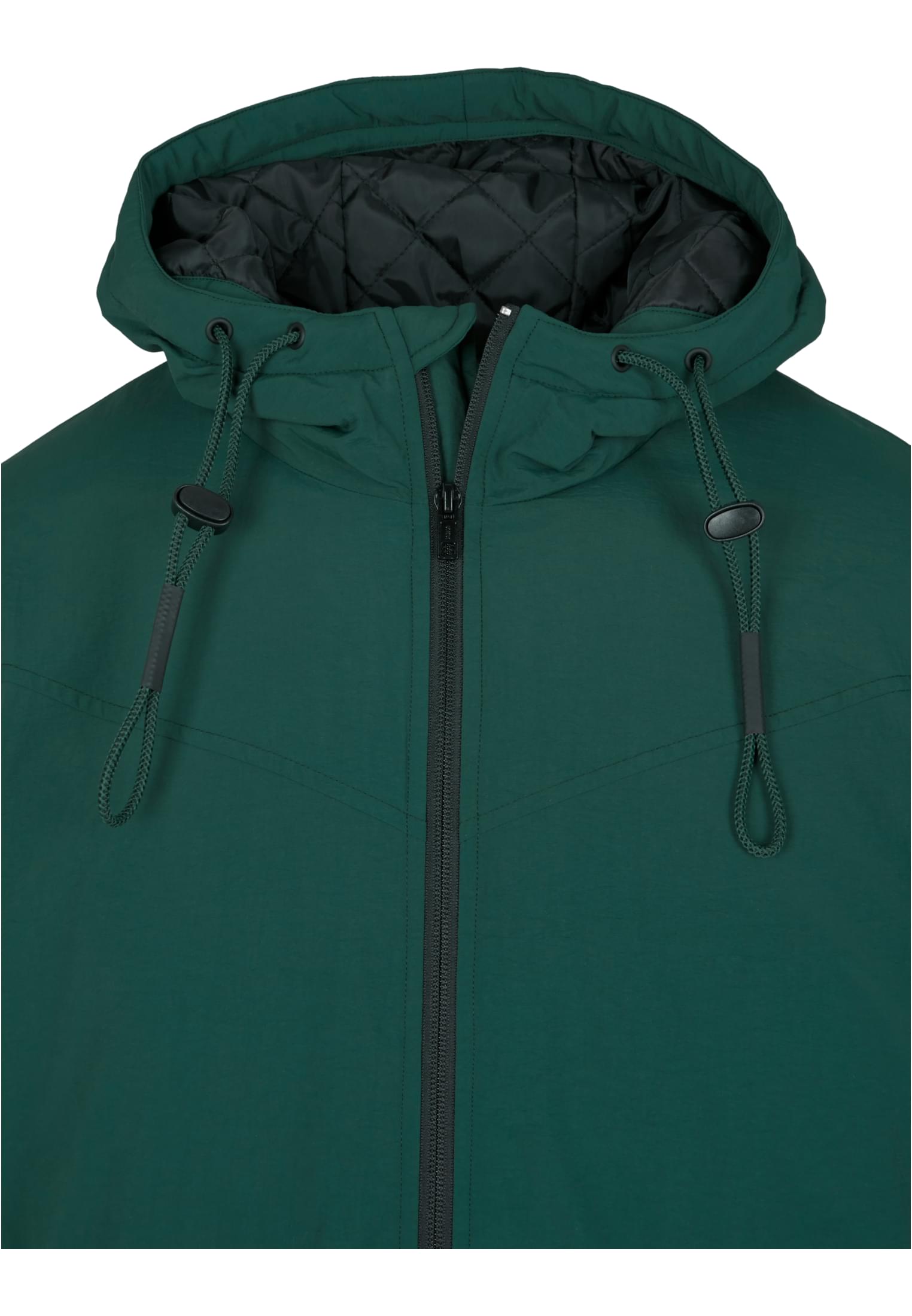 Hooded Easy Jacket | bottlegreen