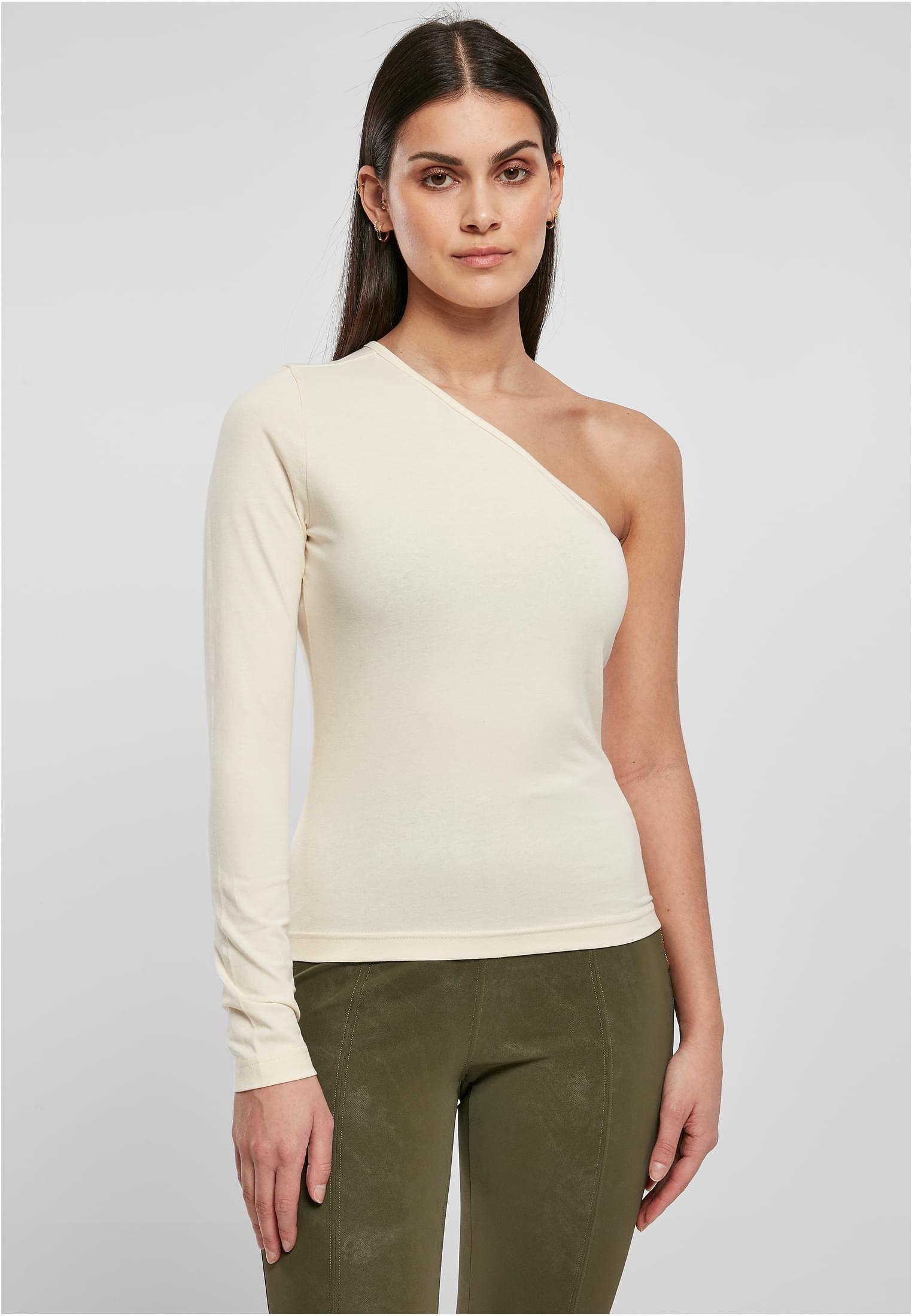 Ladies Asymmetric Longsleeve | whitesand