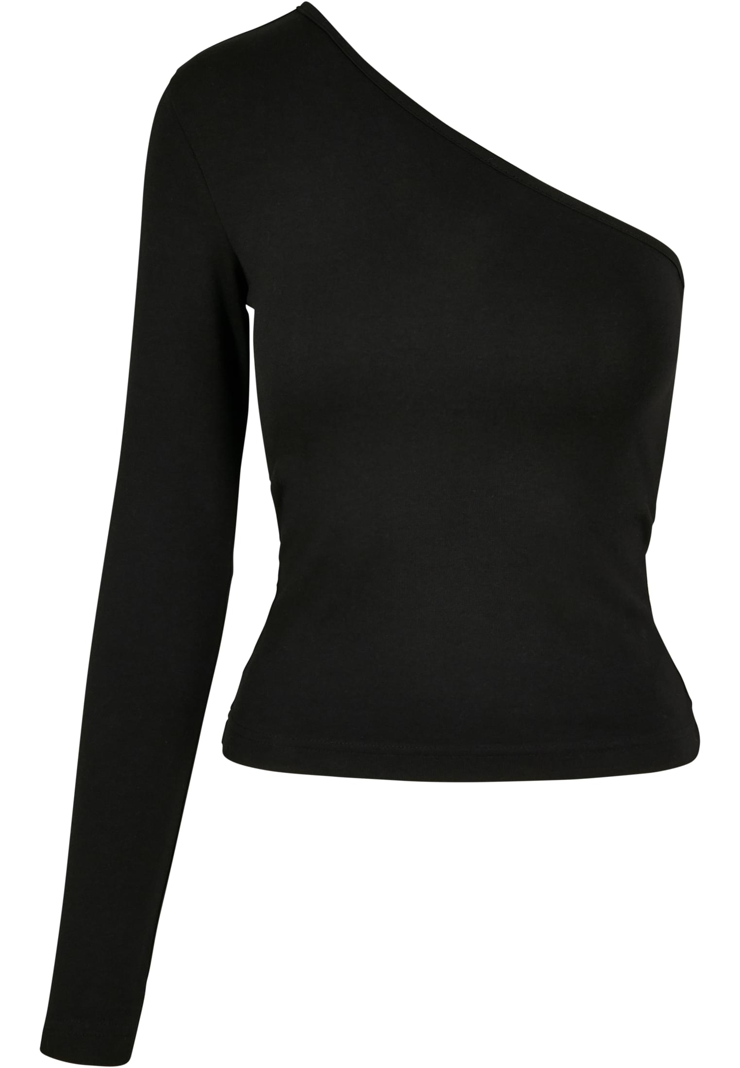 Ladies Asymmetric Longsleeve | black