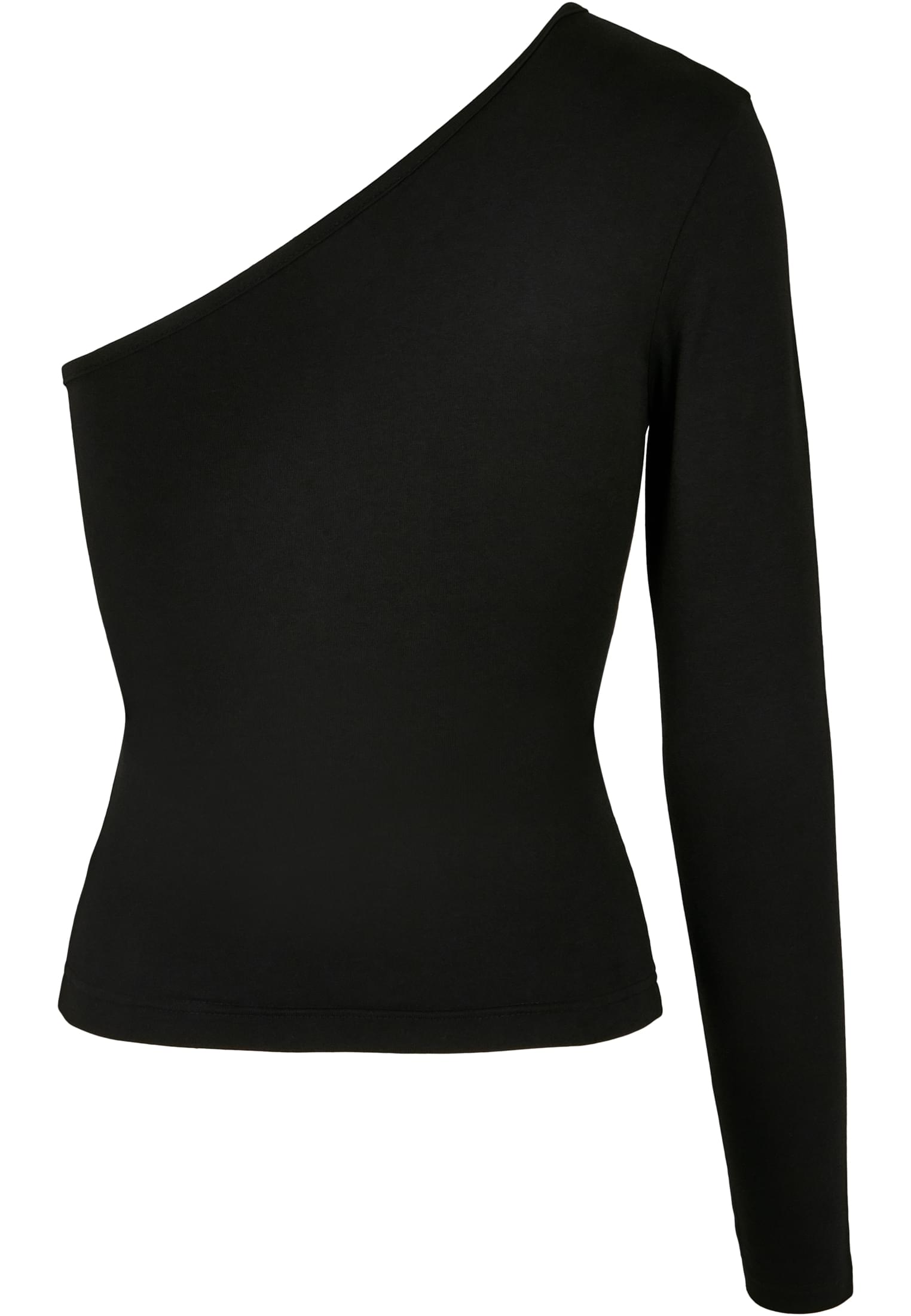 Ladies Asymmetric Longsleeve | black