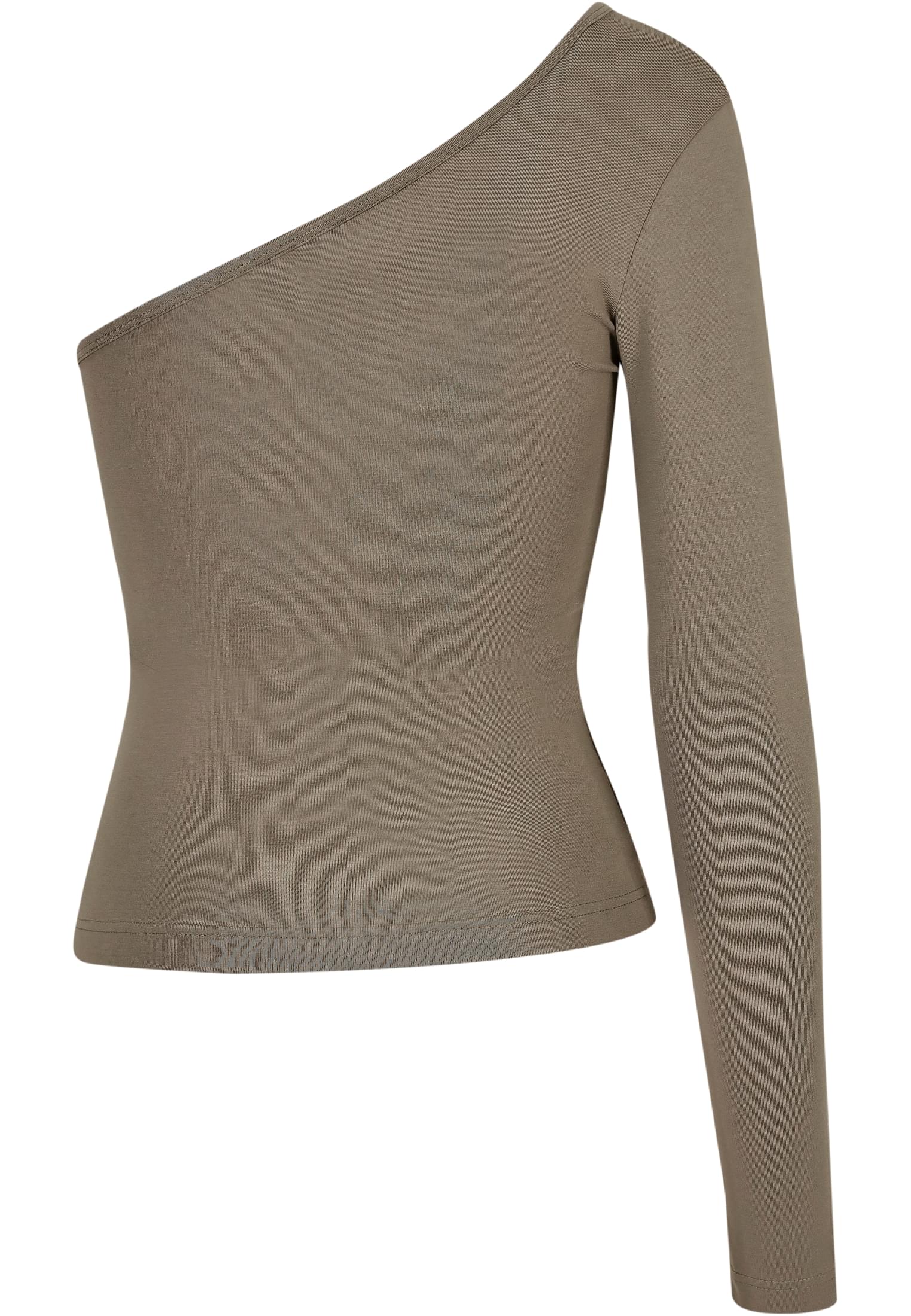 Ladies Asymmetric Longsleeve | olive