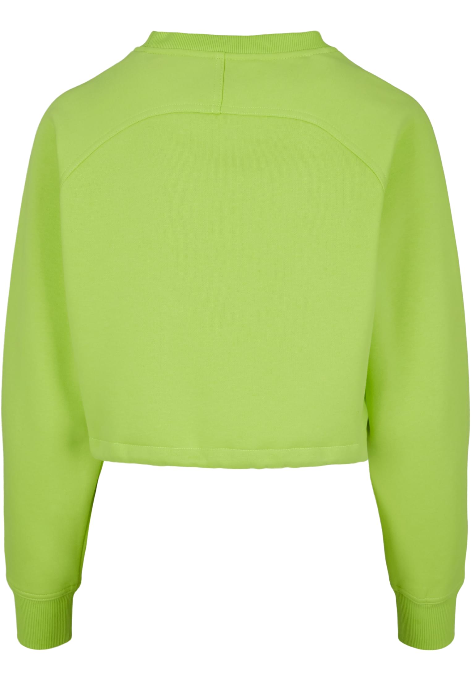 Ladies Oversized Short Raglan Crew | frozen yellow