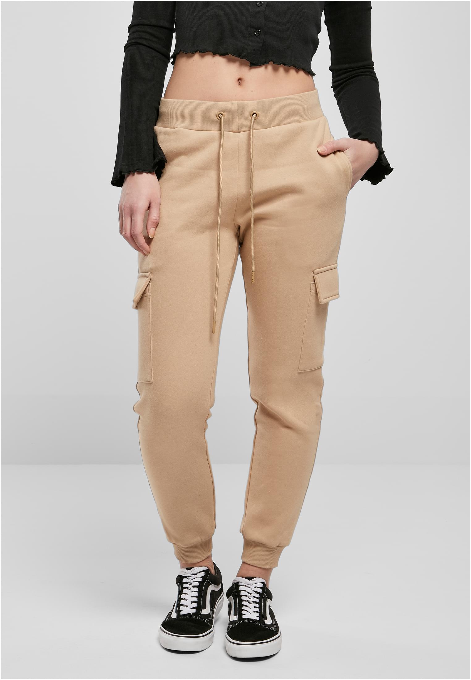 Ladies Cargo Sweat Pants | unionbeige