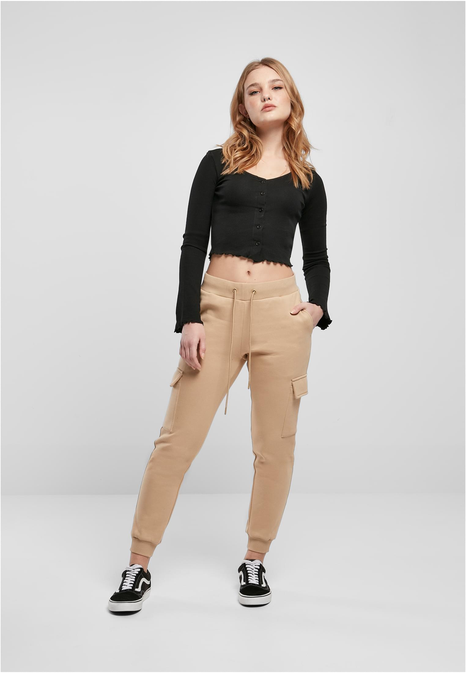 Ladies Cargo Sweat Pants | unionbeige