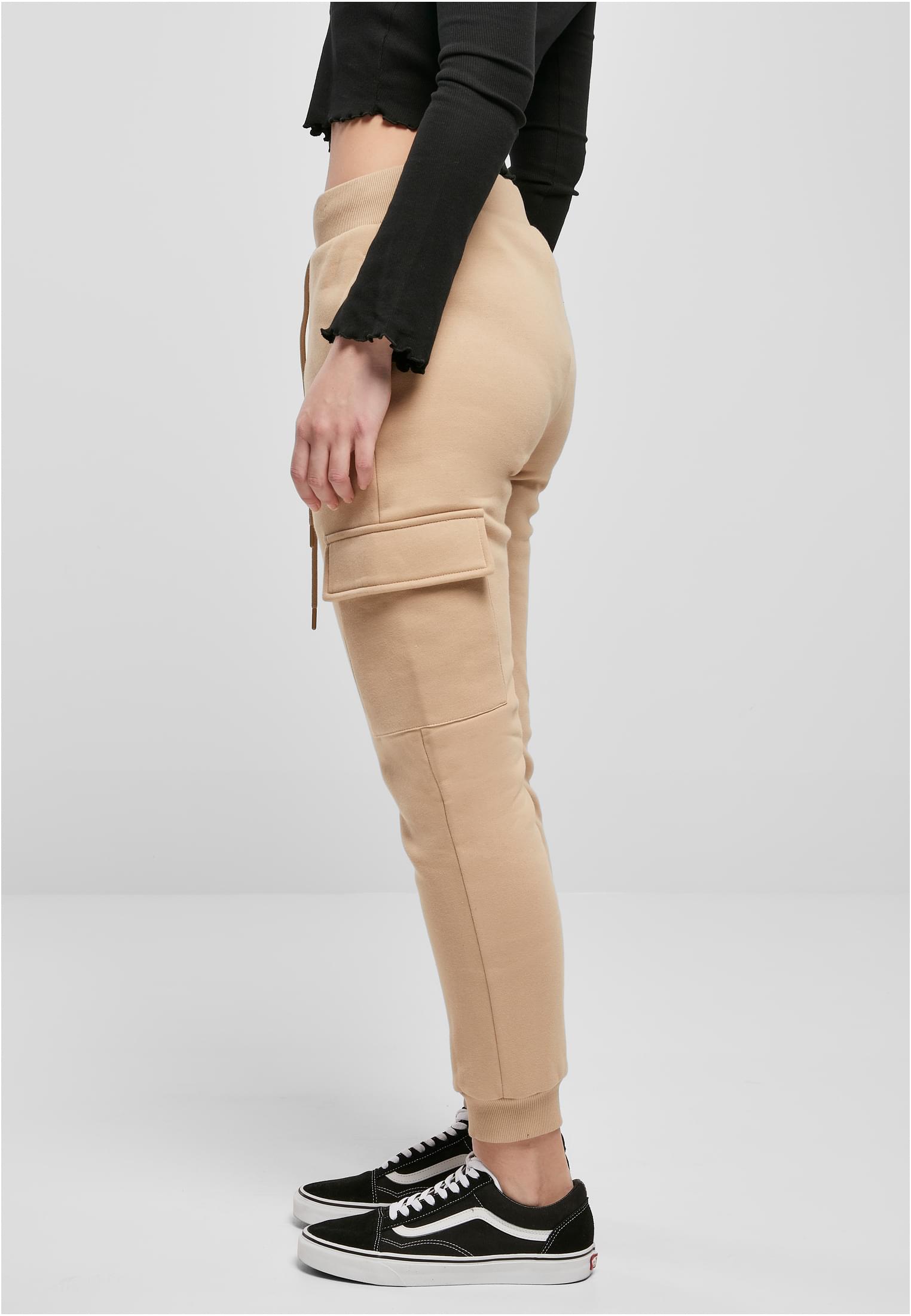 Ladies Cargo Sweat Pants | unionbeige