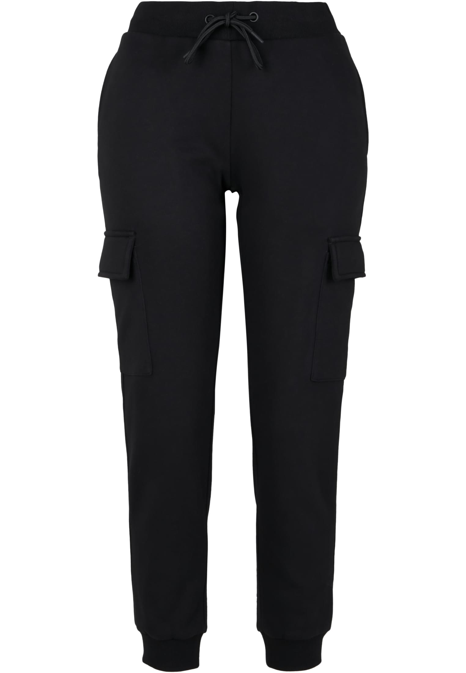 Ladies Cargo Sweat Pants | black