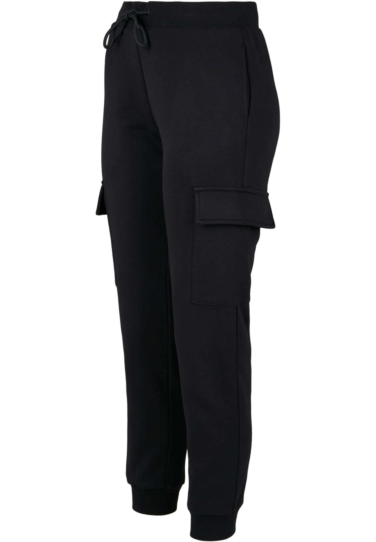 Ladies Cargo Sweat Pants | black