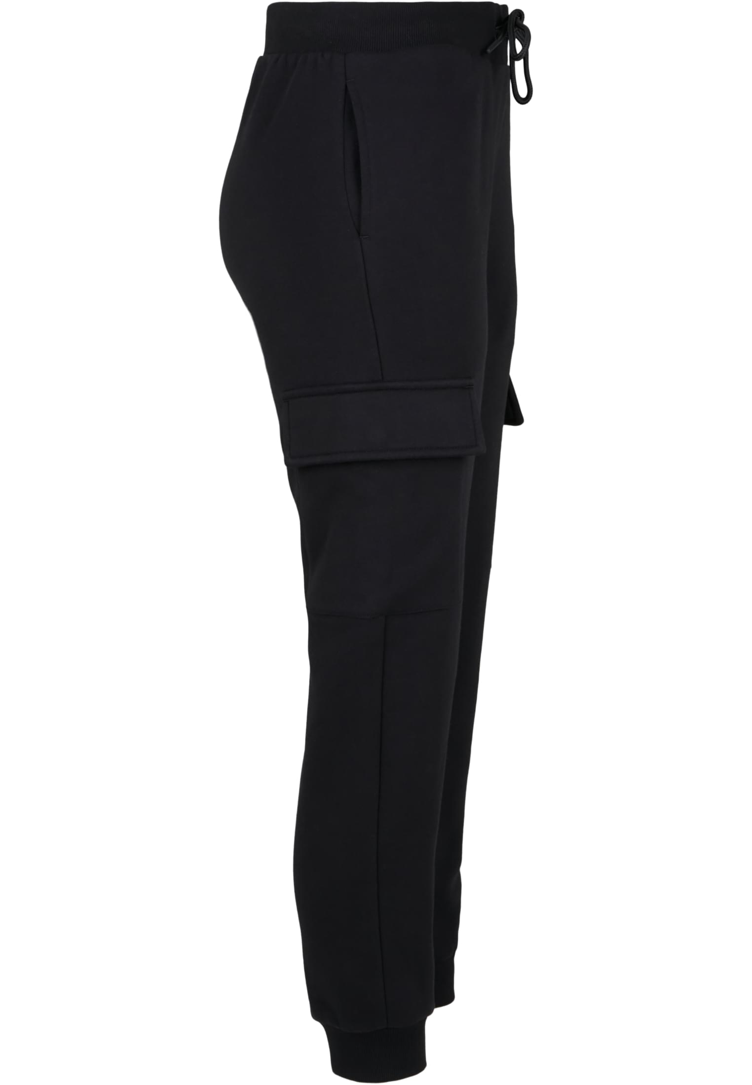 Ladies Cargo Sweat Pants | black