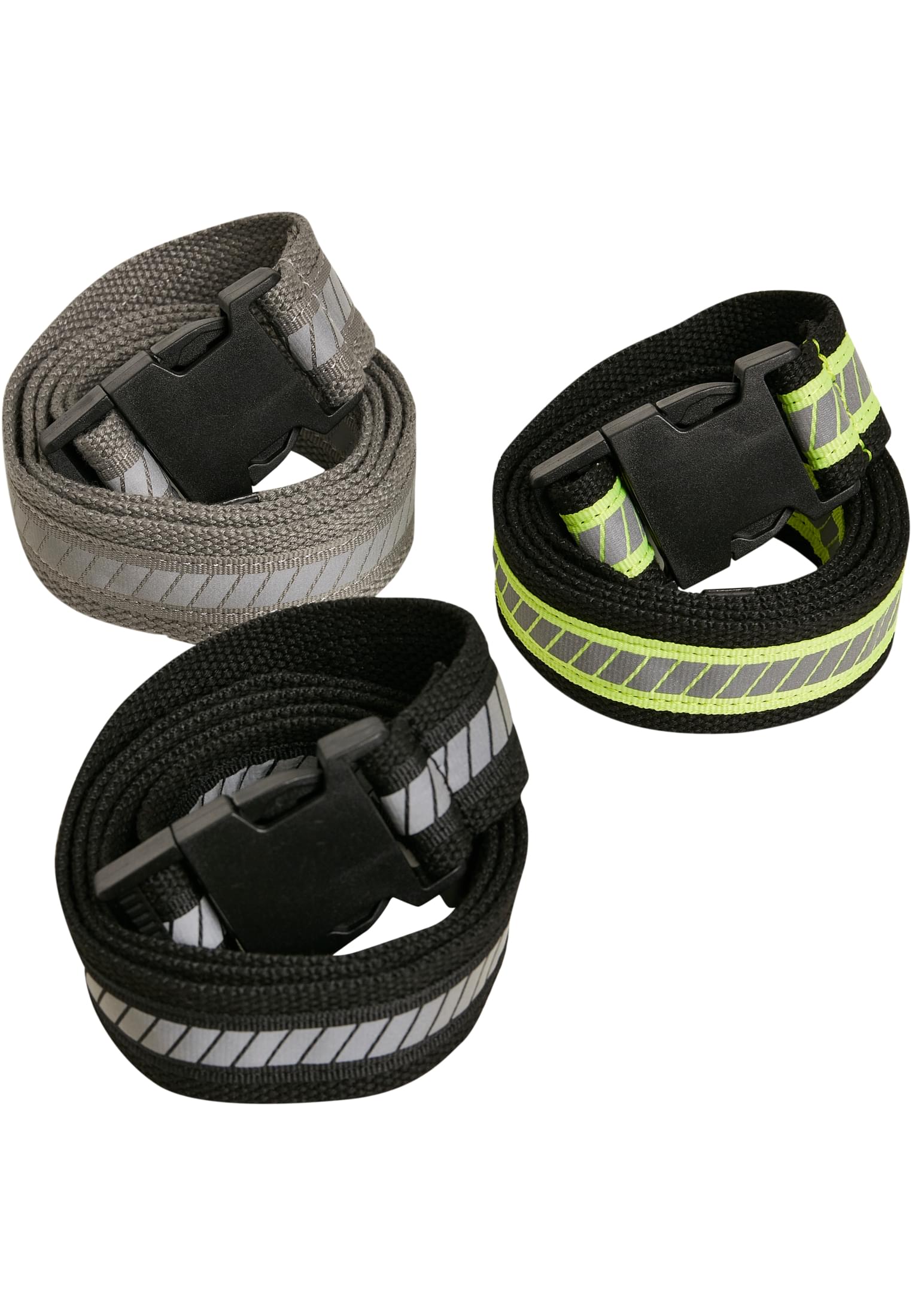 Reflective Belt 3-Pack | blk/neonyellow/silv-blk-gry