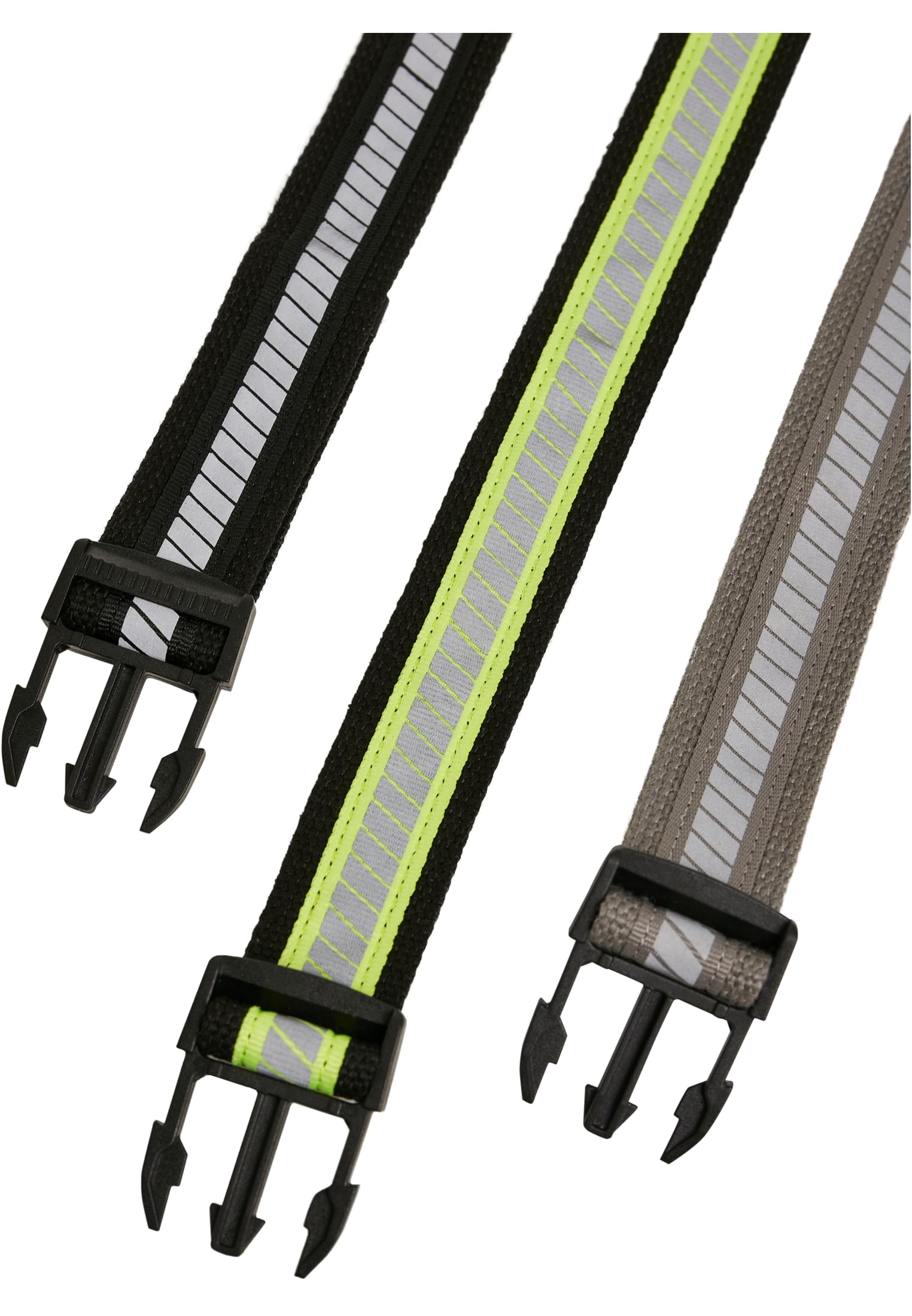 Reflective Belt 3-Pack | blk/neonyellow/silv-blk-gry