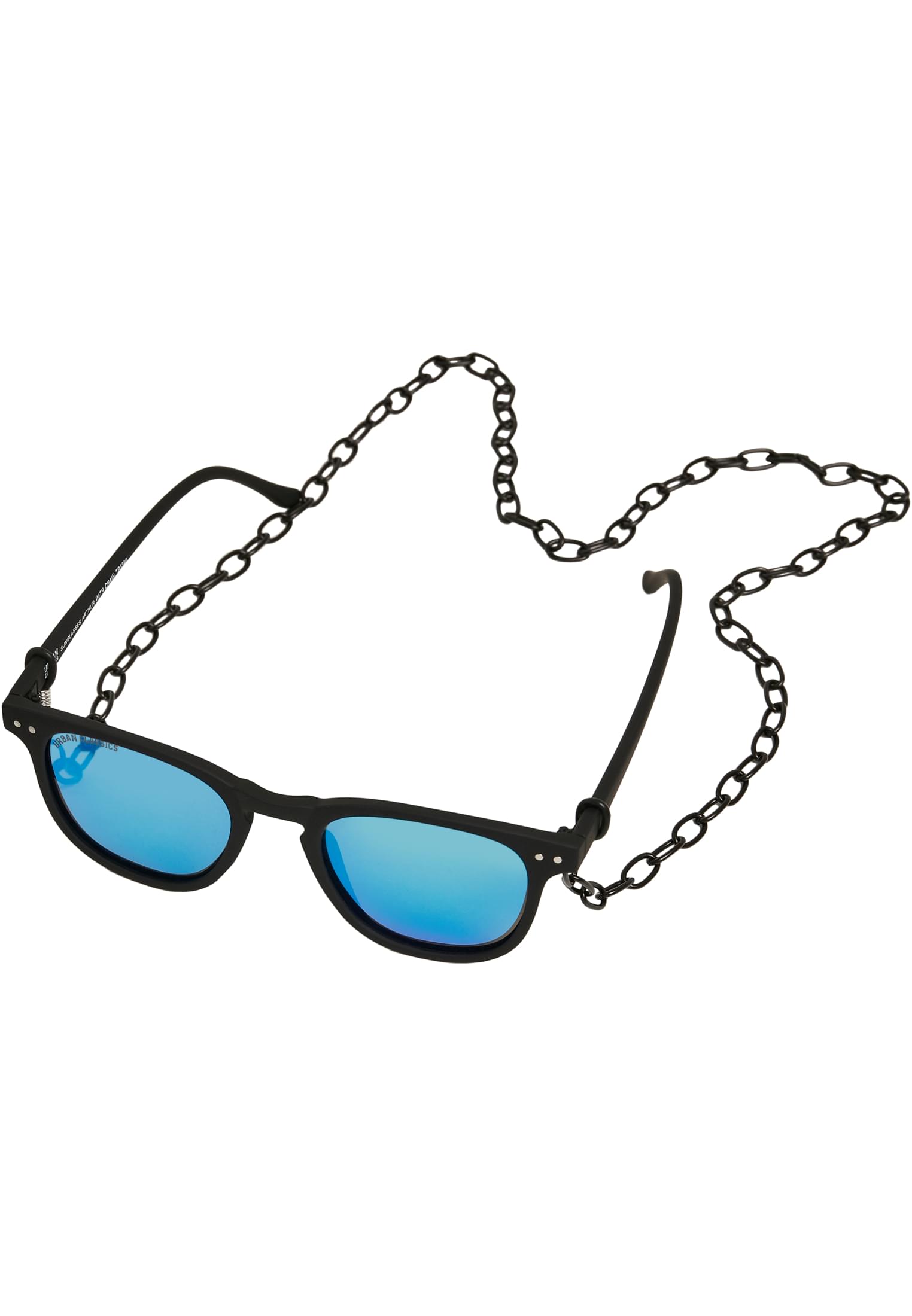 Sunglasses Arthur with Chain | black/blue