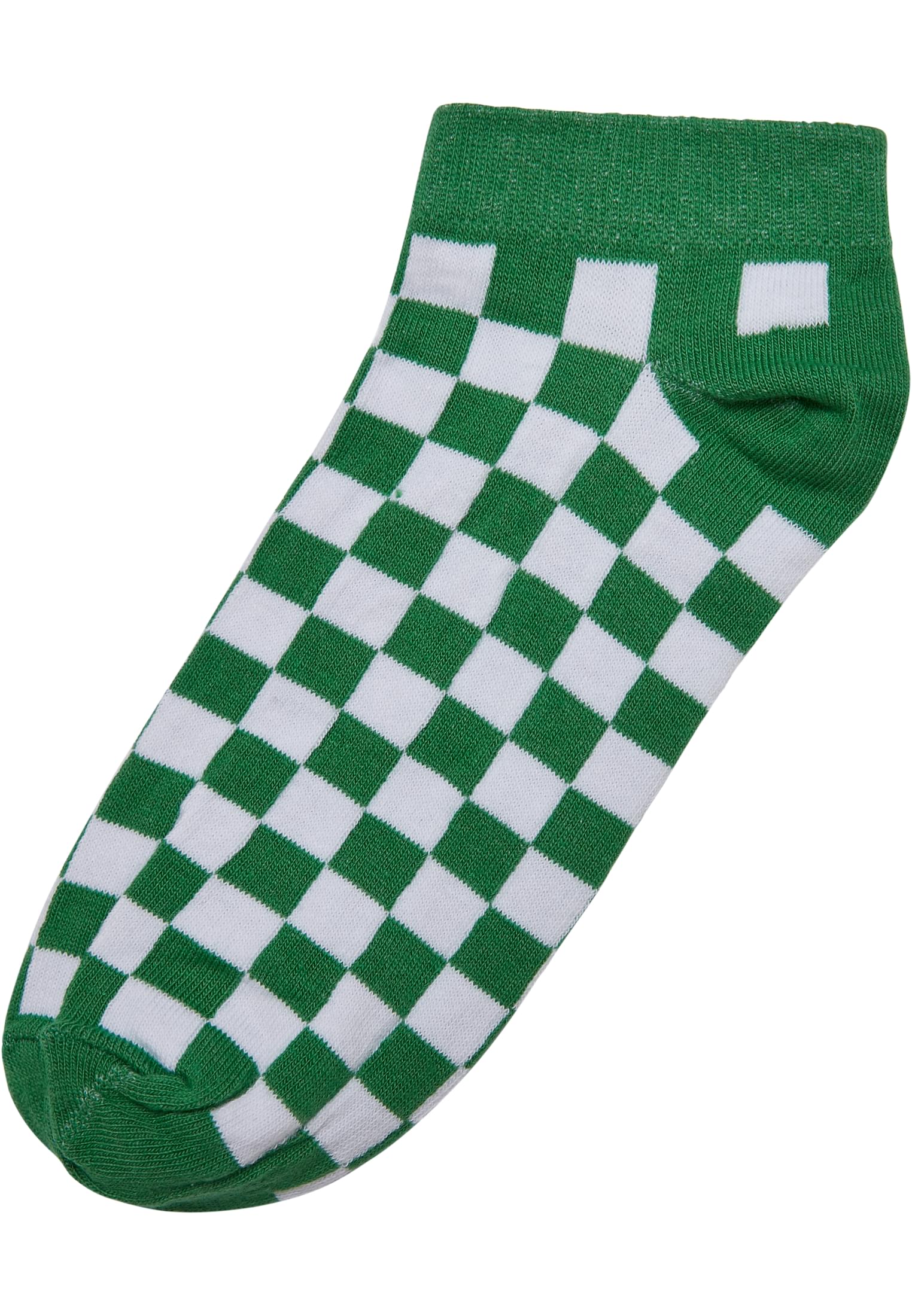 Sneaker Socks Checks 3-Pack | orange/green/teal