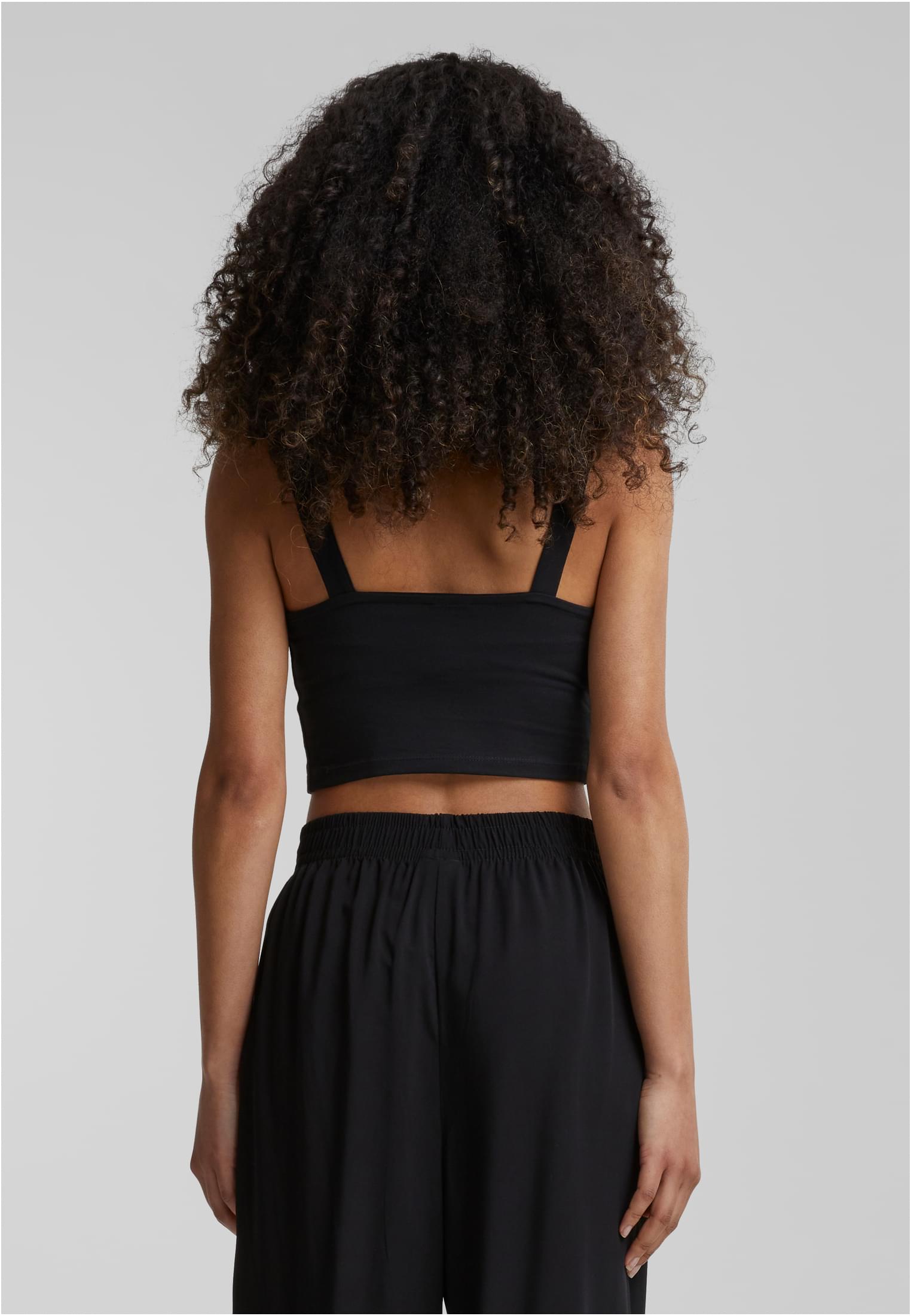 Ladies Cropped Top | black