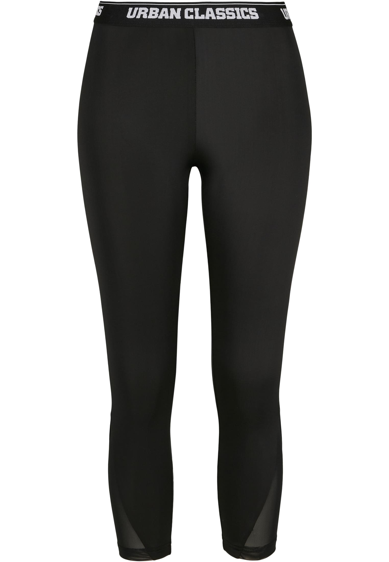 Ladies Tech Mesh Pedal Pusher Leggings | black