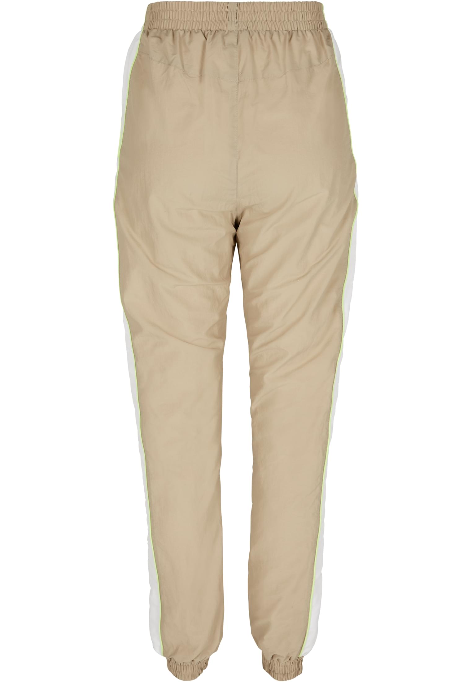 Ladies Piped Track Pants | concrete/electriclime