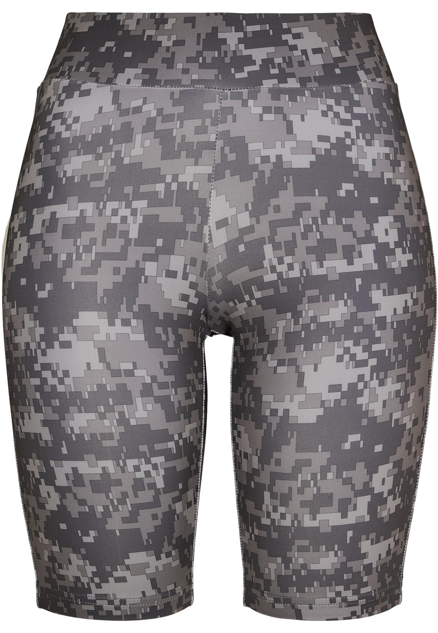 Ladies High Waist Camo Tech Cycle Shorts | dark digital camo