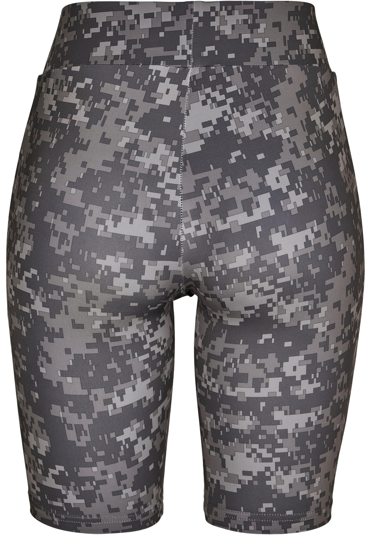 Ladies High Waist Camo Tech Cycle Shorts | dark digital camo