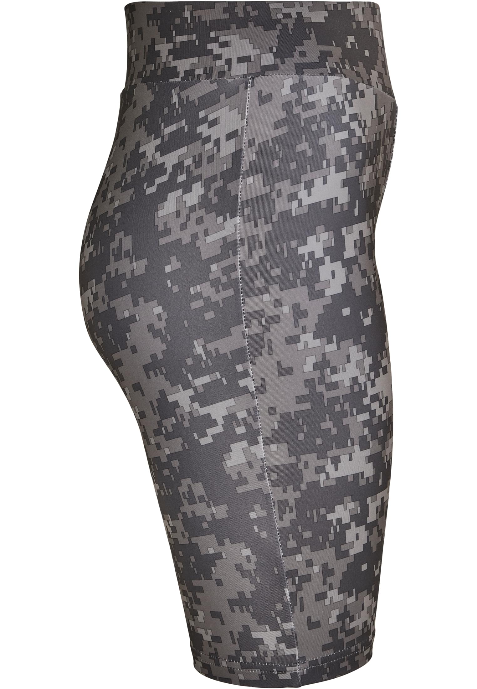 Ladies High Waist Camo Tech Cycle Shorts | dark digital camo