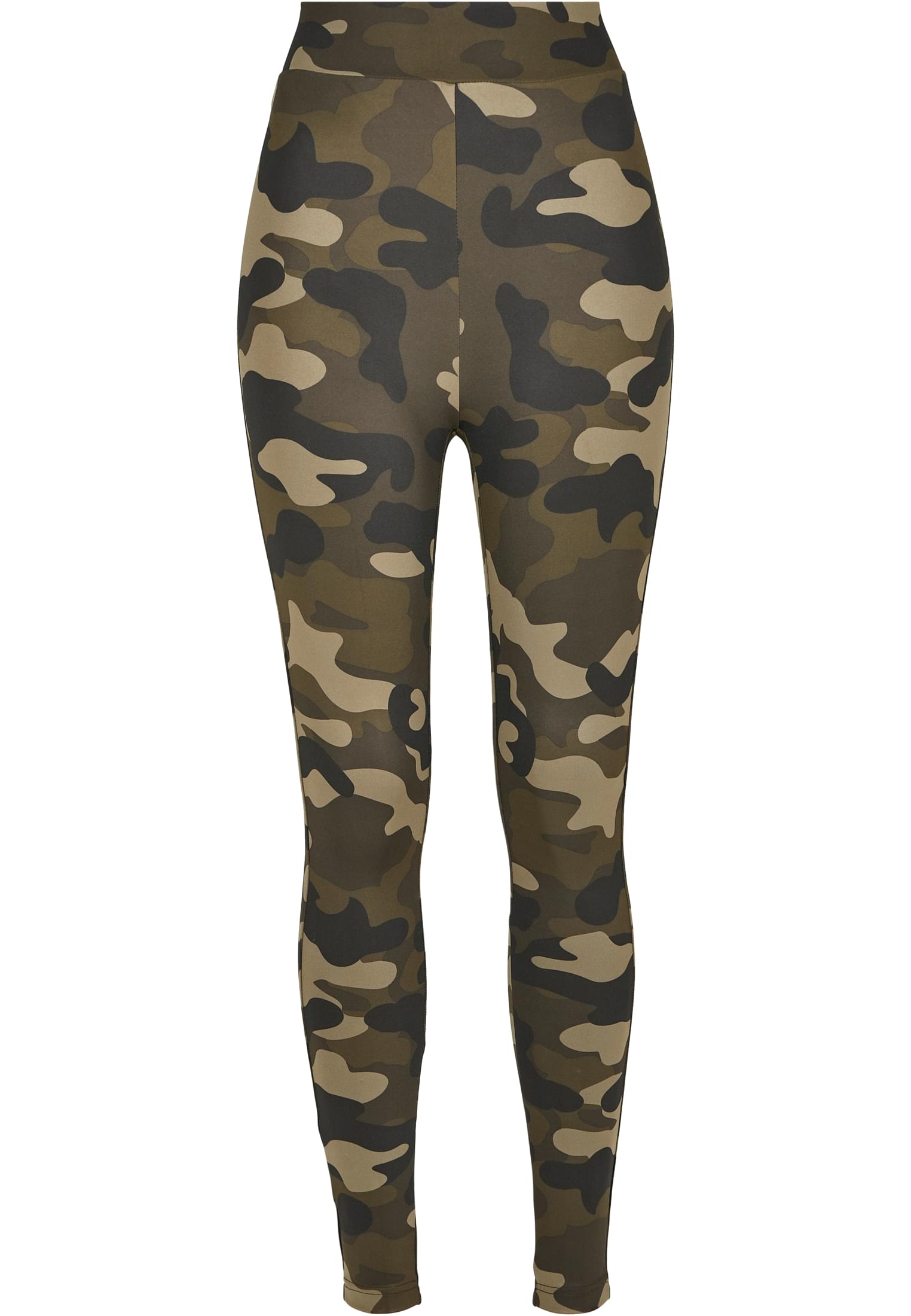 Ladies High Waist Camo Tech Leggings | wood camo