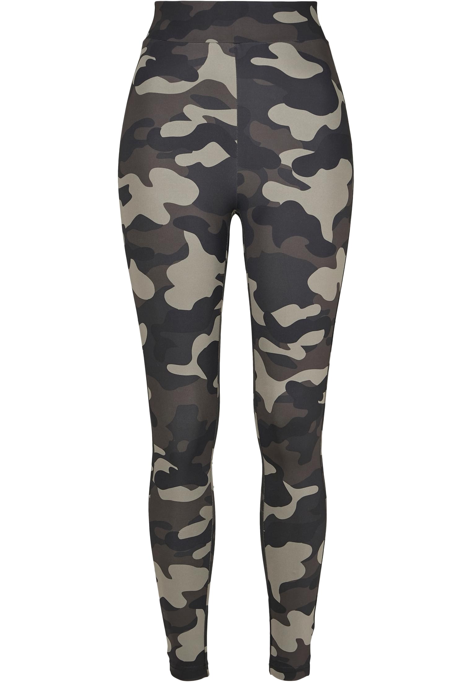 Ladies High Waist Camo Tech Leggings | dark camo