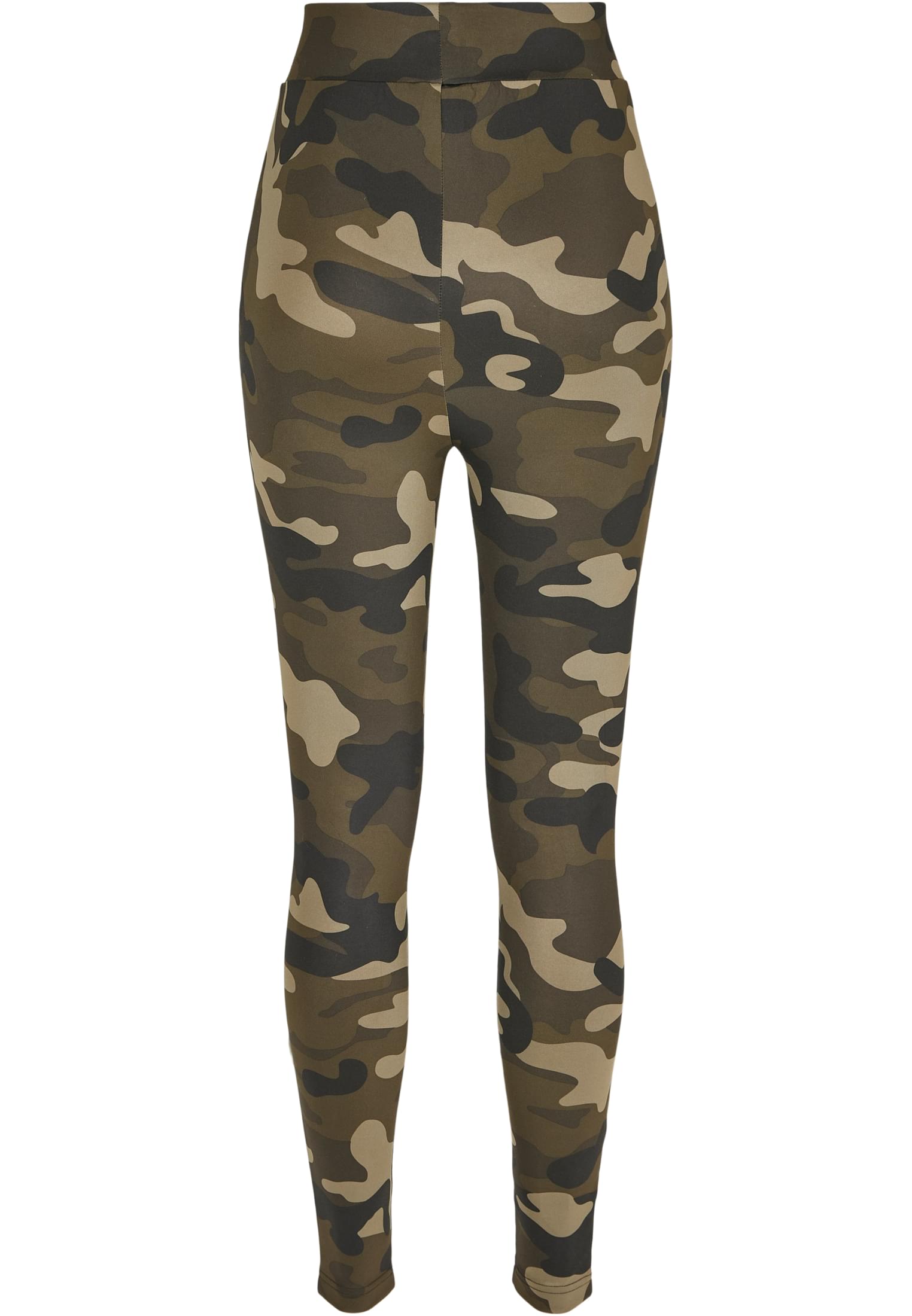 Ladies High Waist Camo Tech Leggings | wood camo