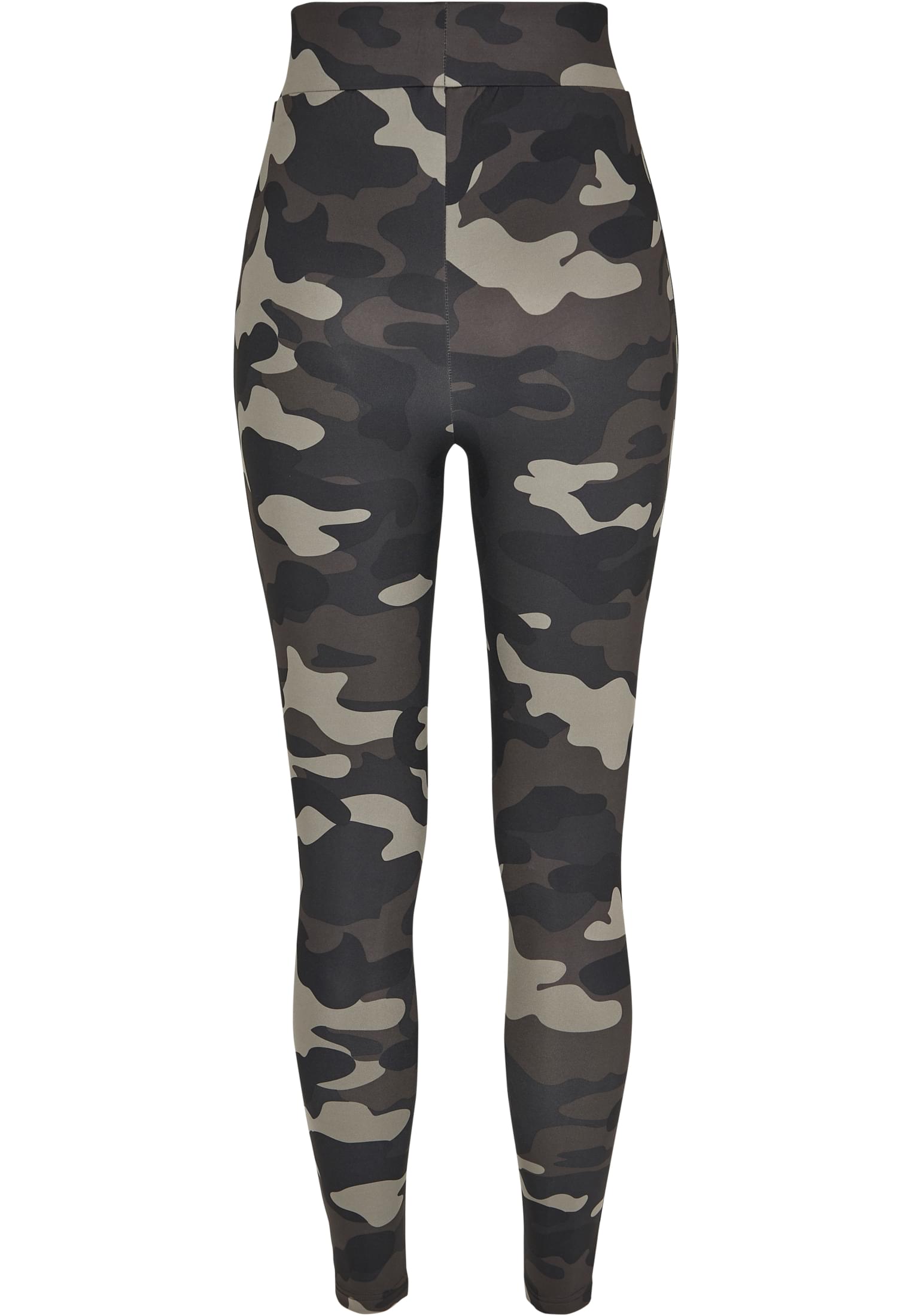 Ladies High Waist Camo Tech Leggings | dark camo