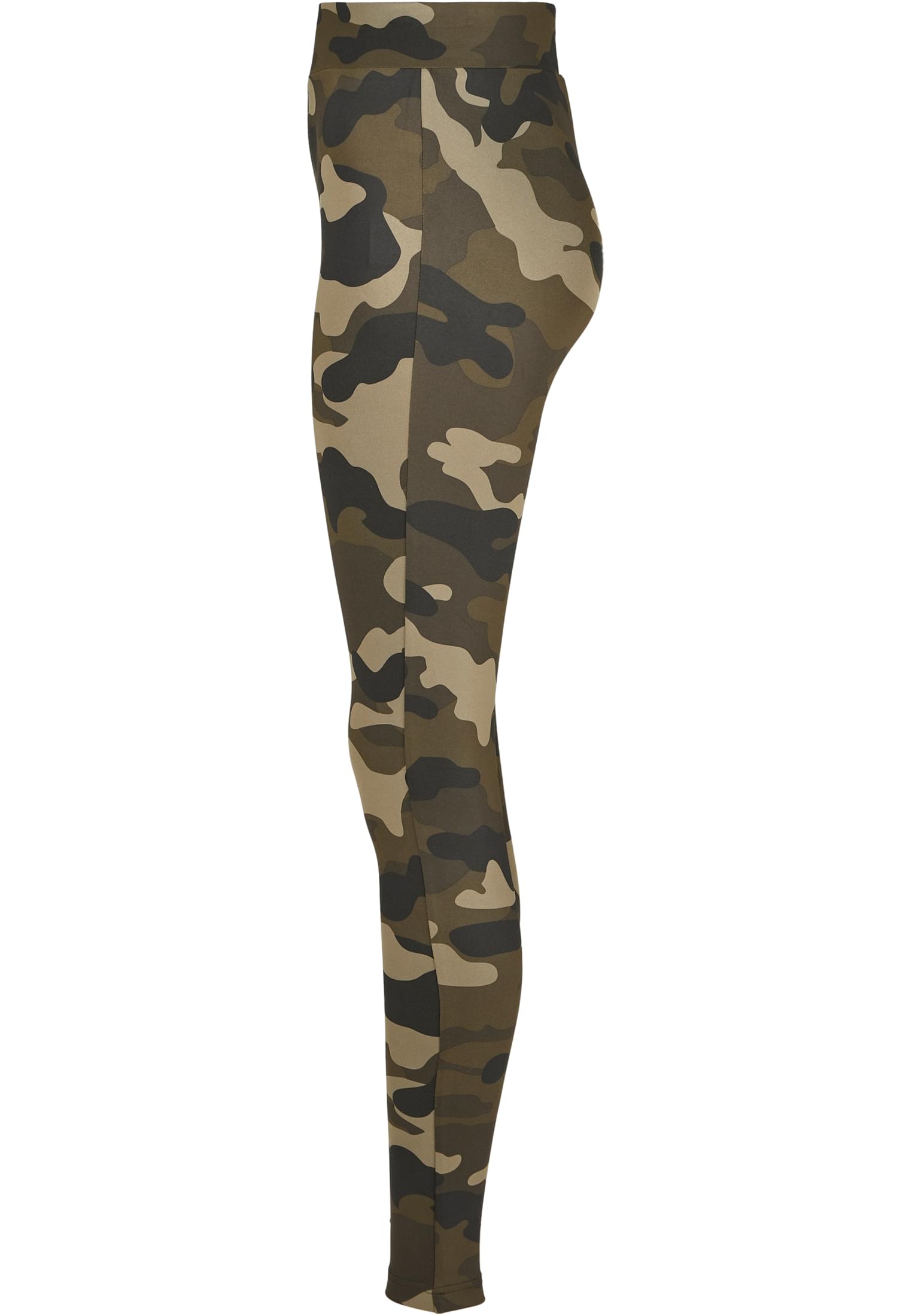 Ladies High Waist Camo Tech Leggings | wood camo