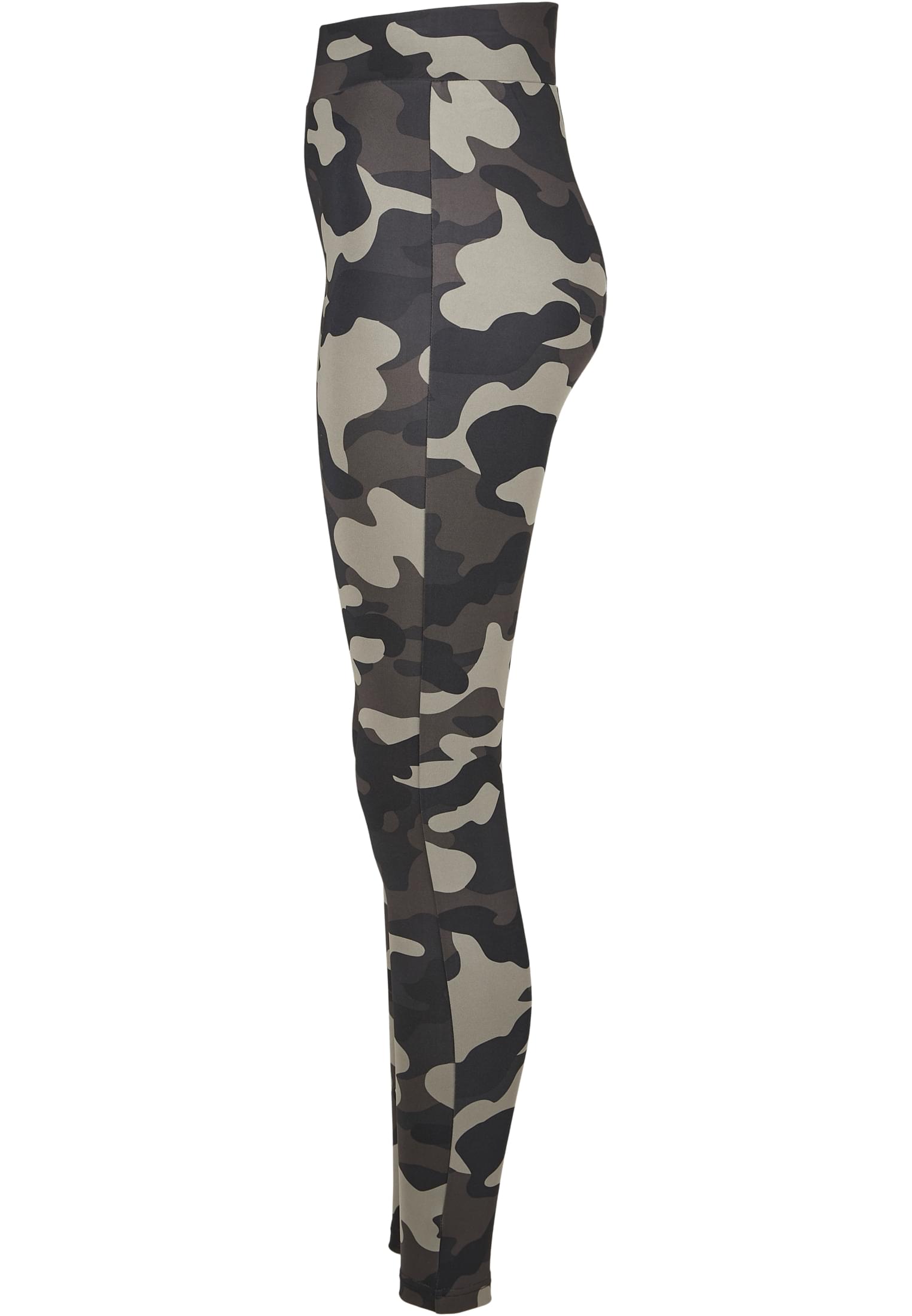 Ladies High Waist Camo Tech Leggings | dark camo